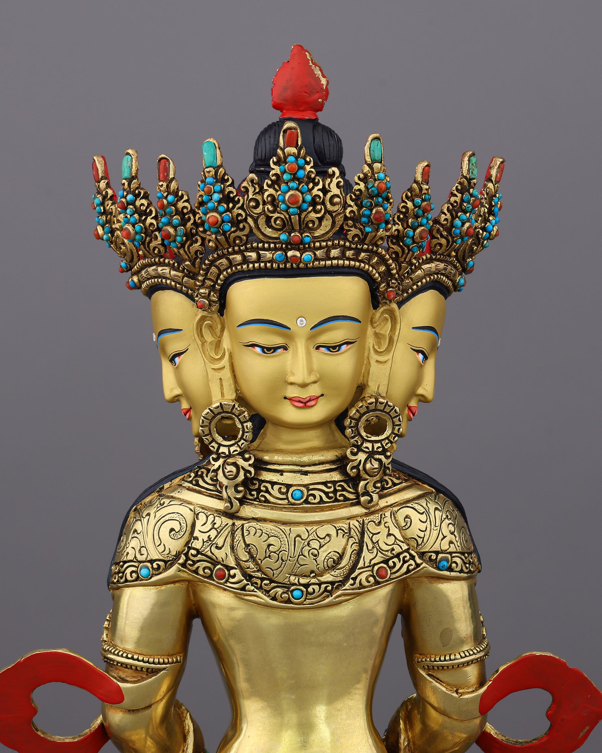 The Great Illuminator | Vairocana Statue That Radiates Cosmic Wisdom From Every Direction - Authentic Handcrafted Statue