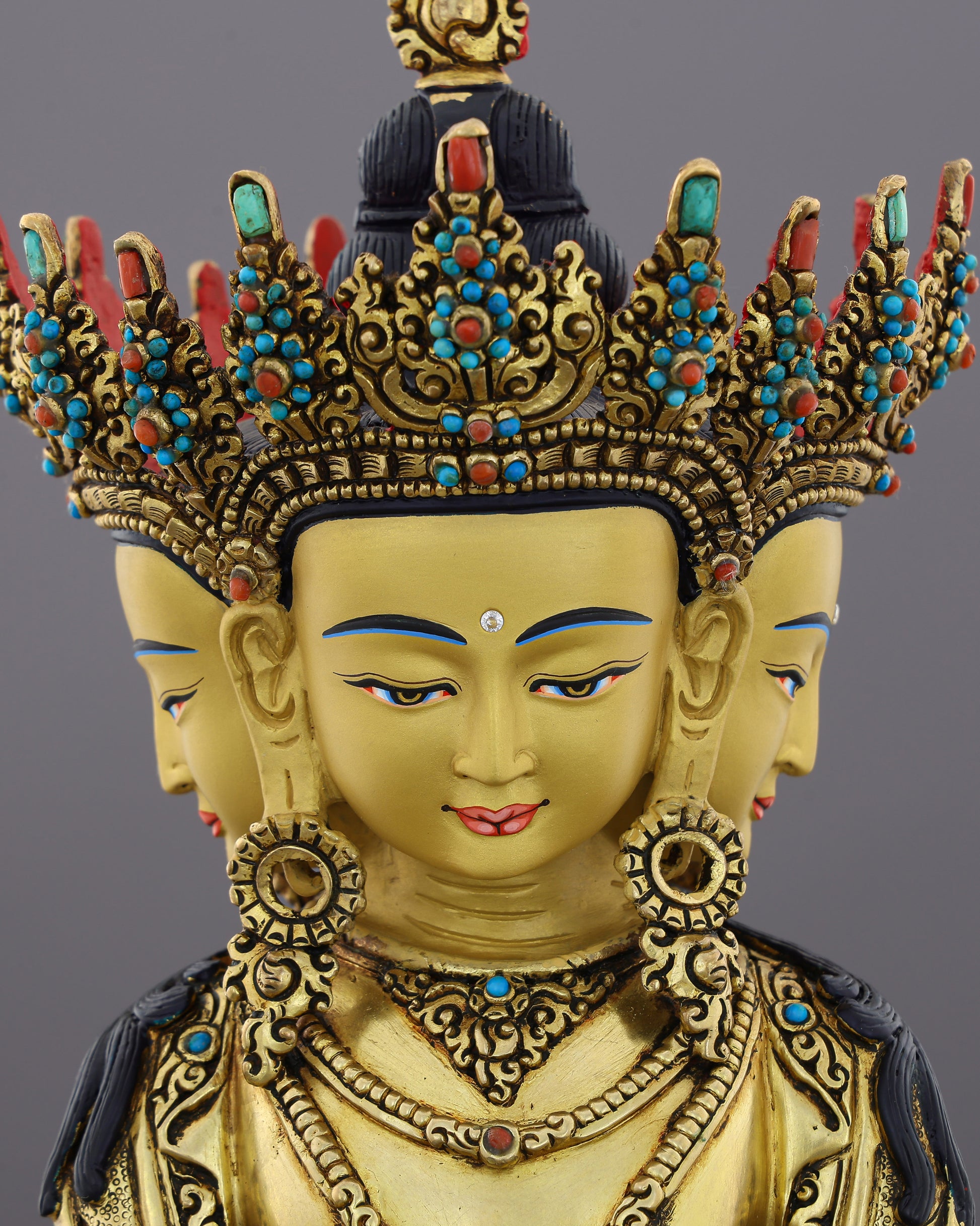 The Great Illuminator | Vairocana Statue That Radiates Cosmic Wisdom From Every Direction - Authentic Handcrafted Statue
