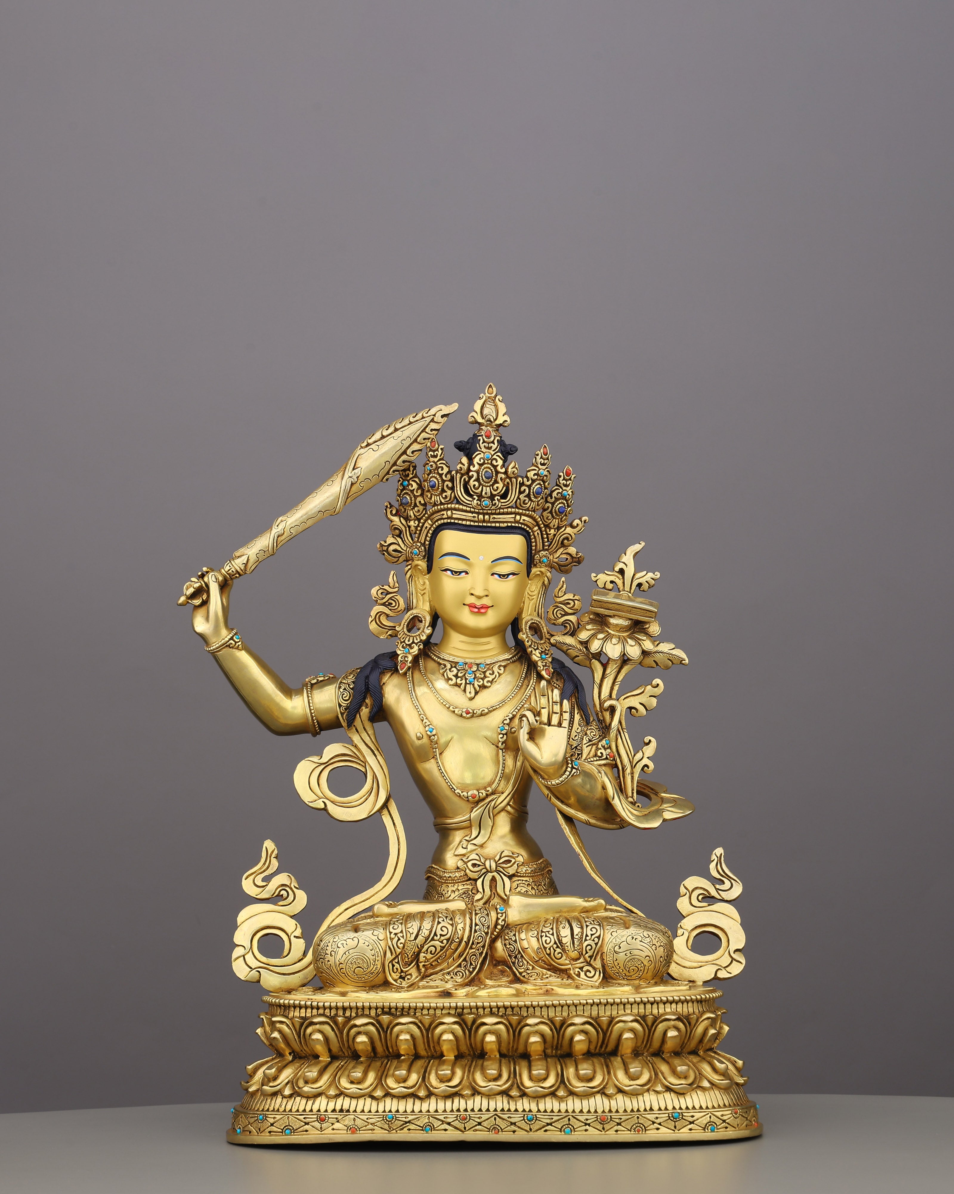 Slash Through Ignorance | The Golden Manjushri Who Wields Wisdom Like a Blade