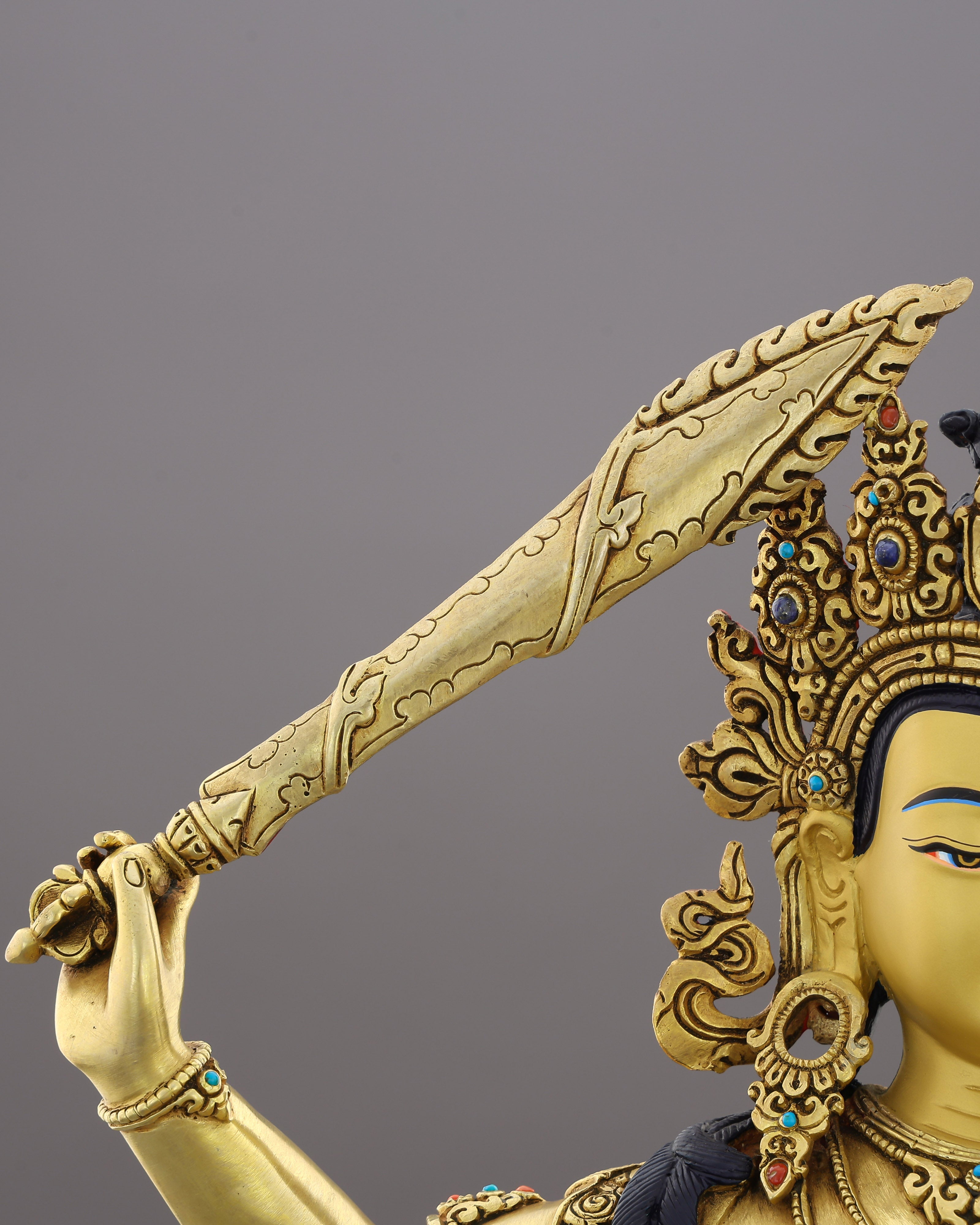 Slash Through Ignorance | The Golden Manjushri Who Wields Wisdom Like a Blade
