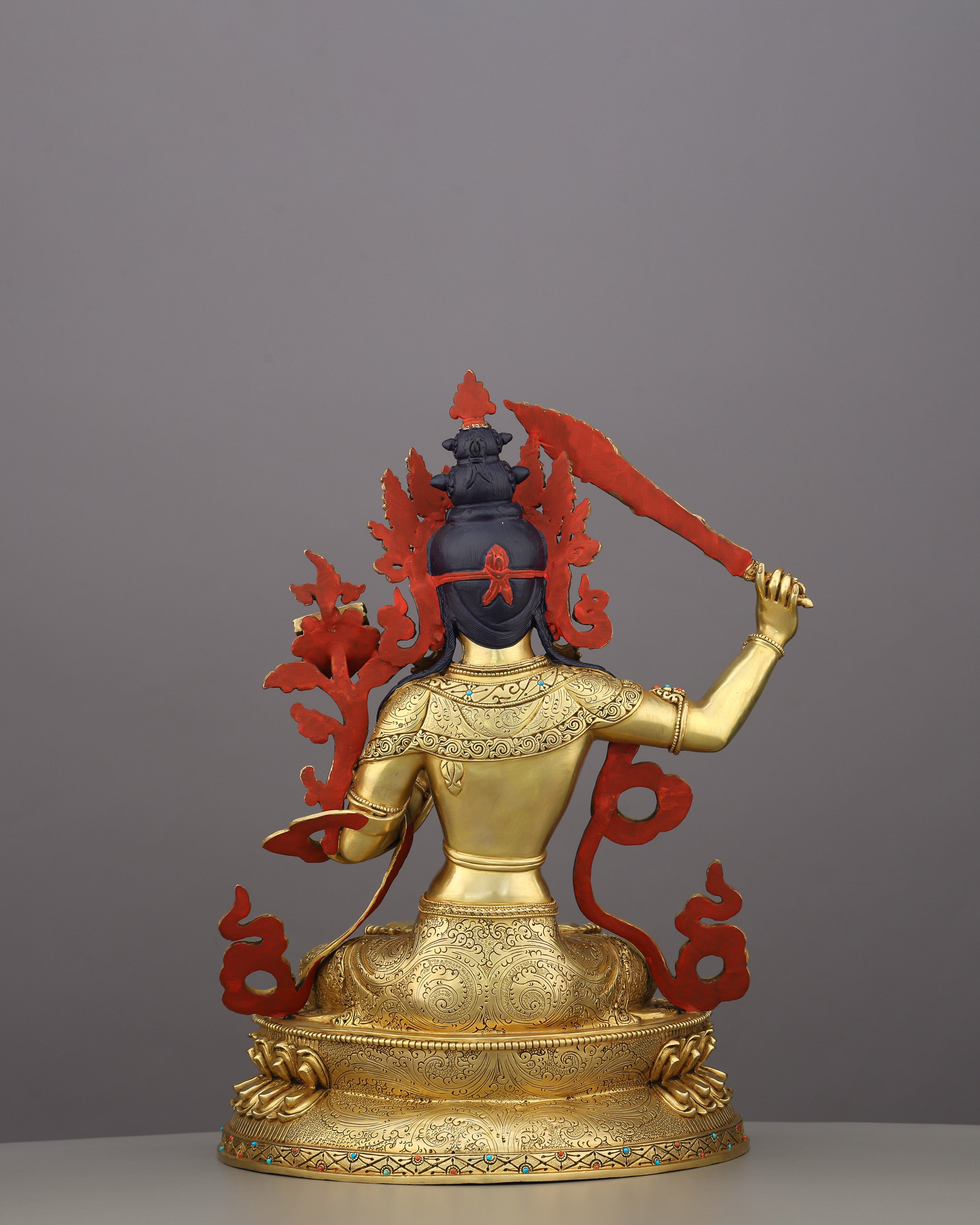Slash Through Ignorance | The Golden Manjushri Who Wields Wisdom Like a Blade