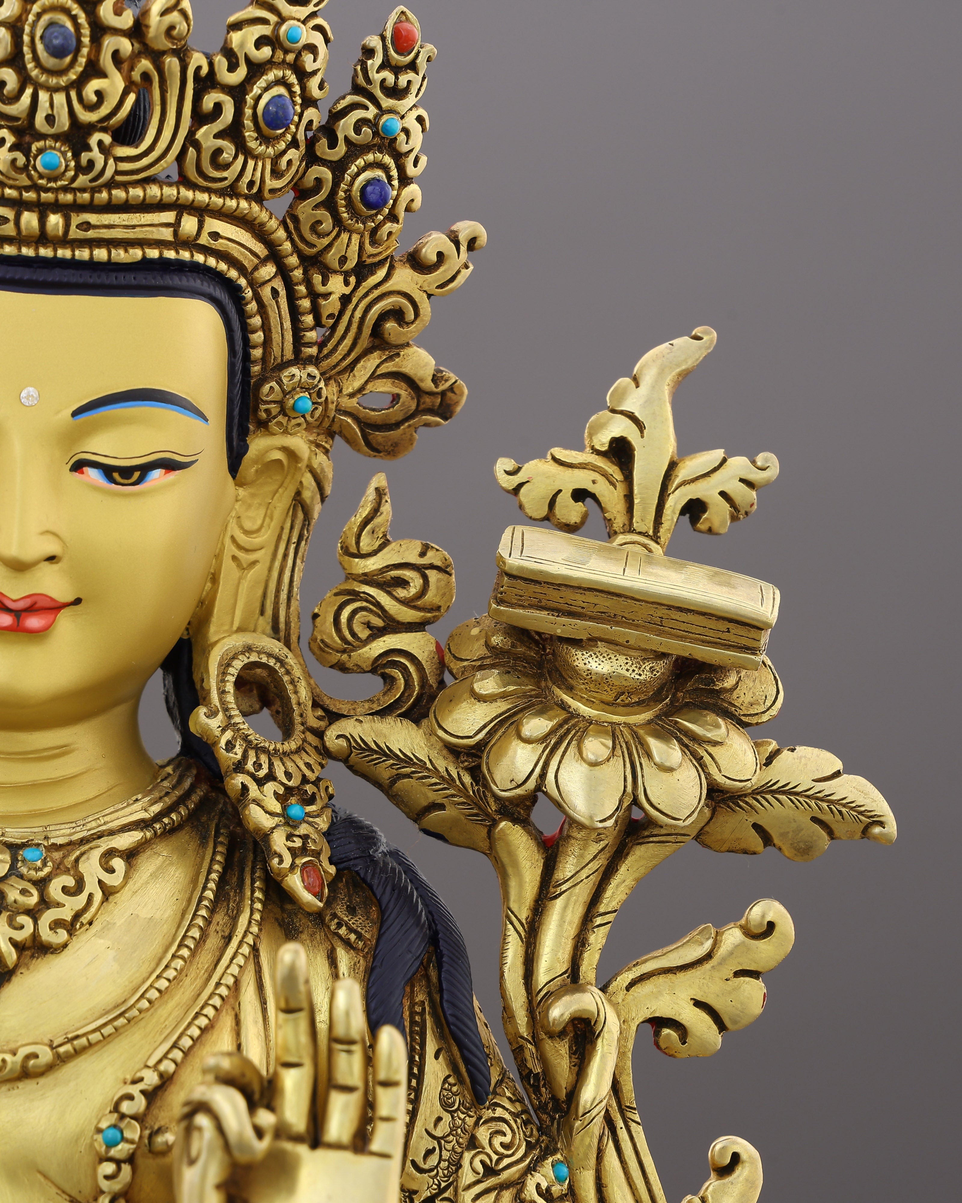 Slash Through Ignorance | The Golden Manjushri Who Wields Wisdom Like a Blade