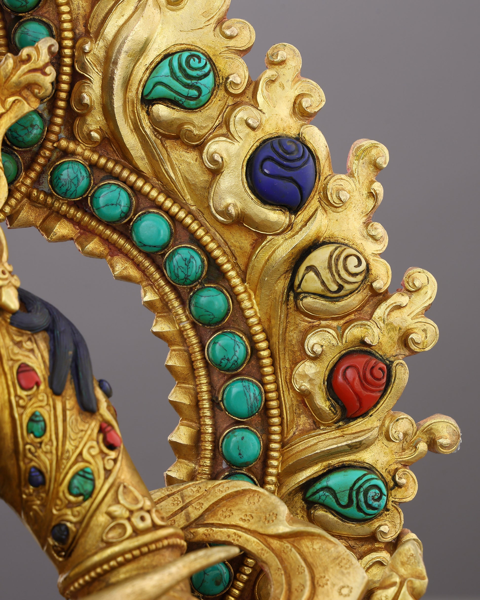 Golden Belly, Boundless Wealth | Dzambhala Statue - Authentic Handcrafted Statue