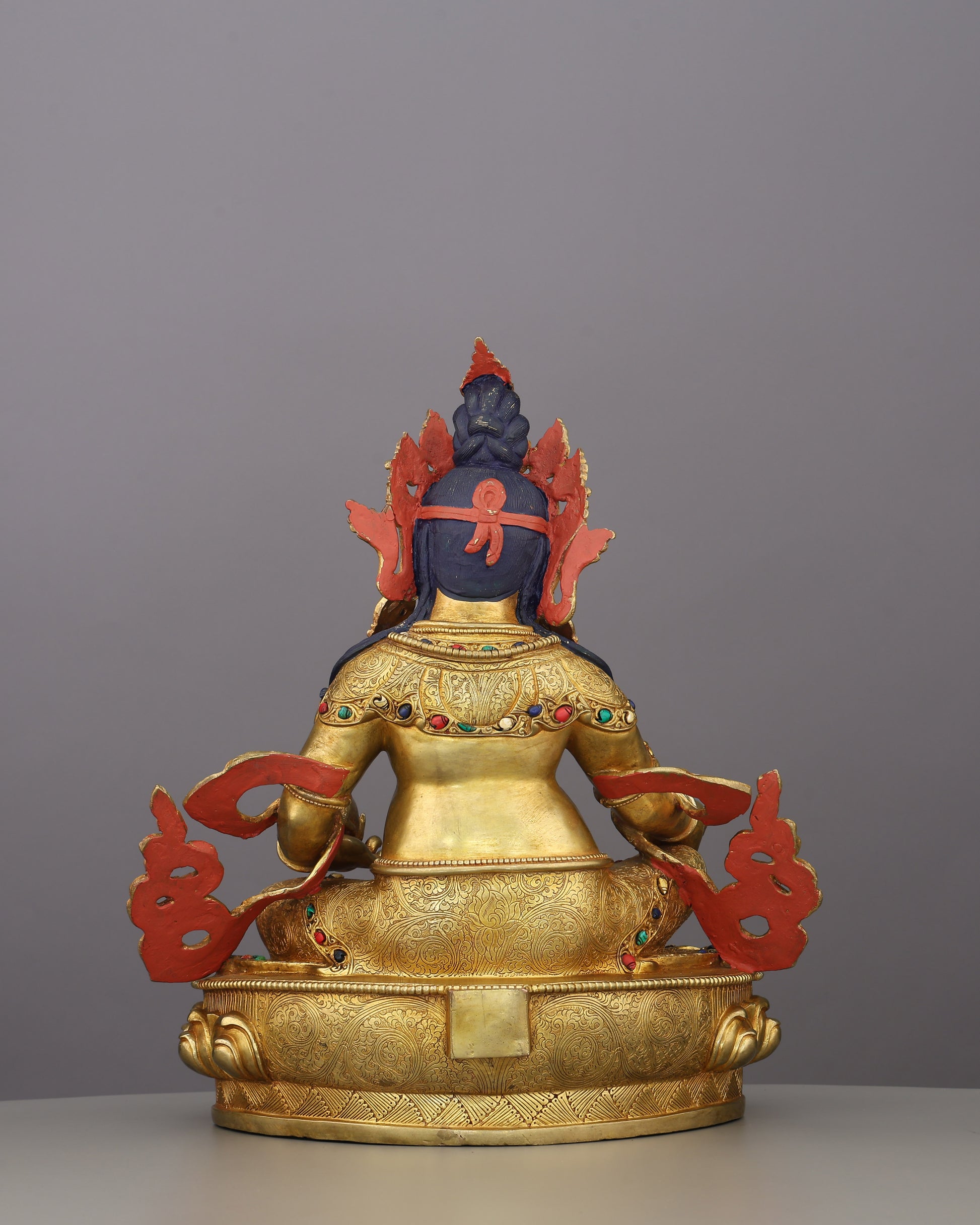 Golden Belly, Boundless Wealth | Dzambhala Statue - Authentic Handcrafted Statue