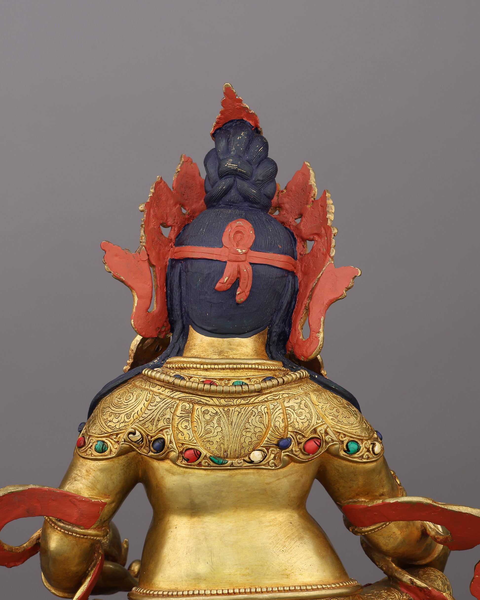 Golden Belly, Boundless Wealth | Dzambhala Statue - Authentic Handcrafted Statue