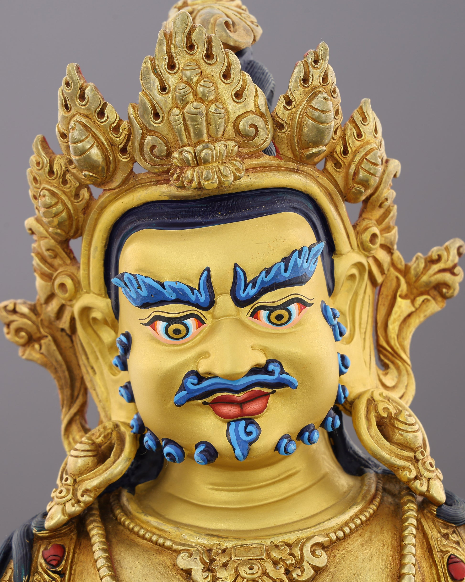 Golden Belly, Boundless Wealth | Dzambhala Statue - Authentic Handcrafted Statue
