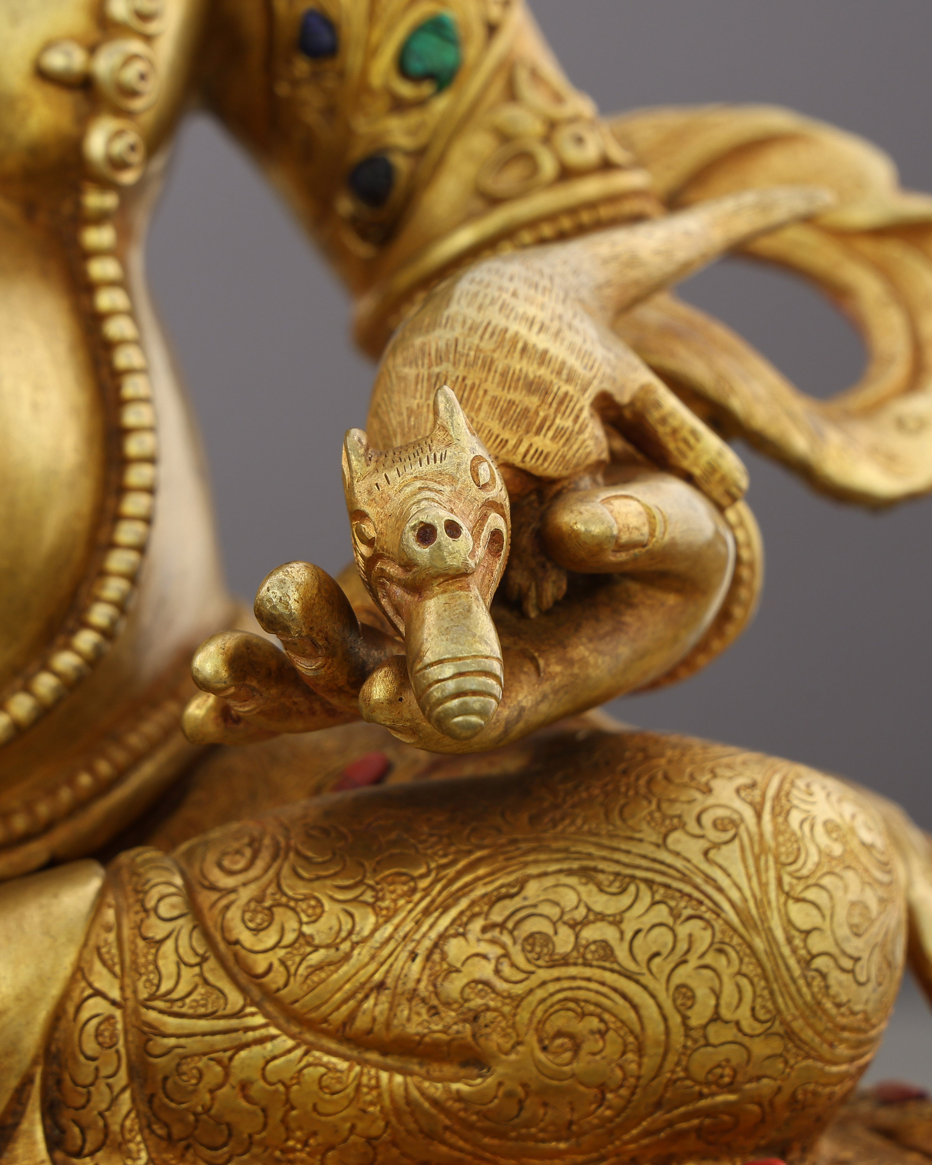 Golden Belly, Boundless Wealth | Dzambhala Statue