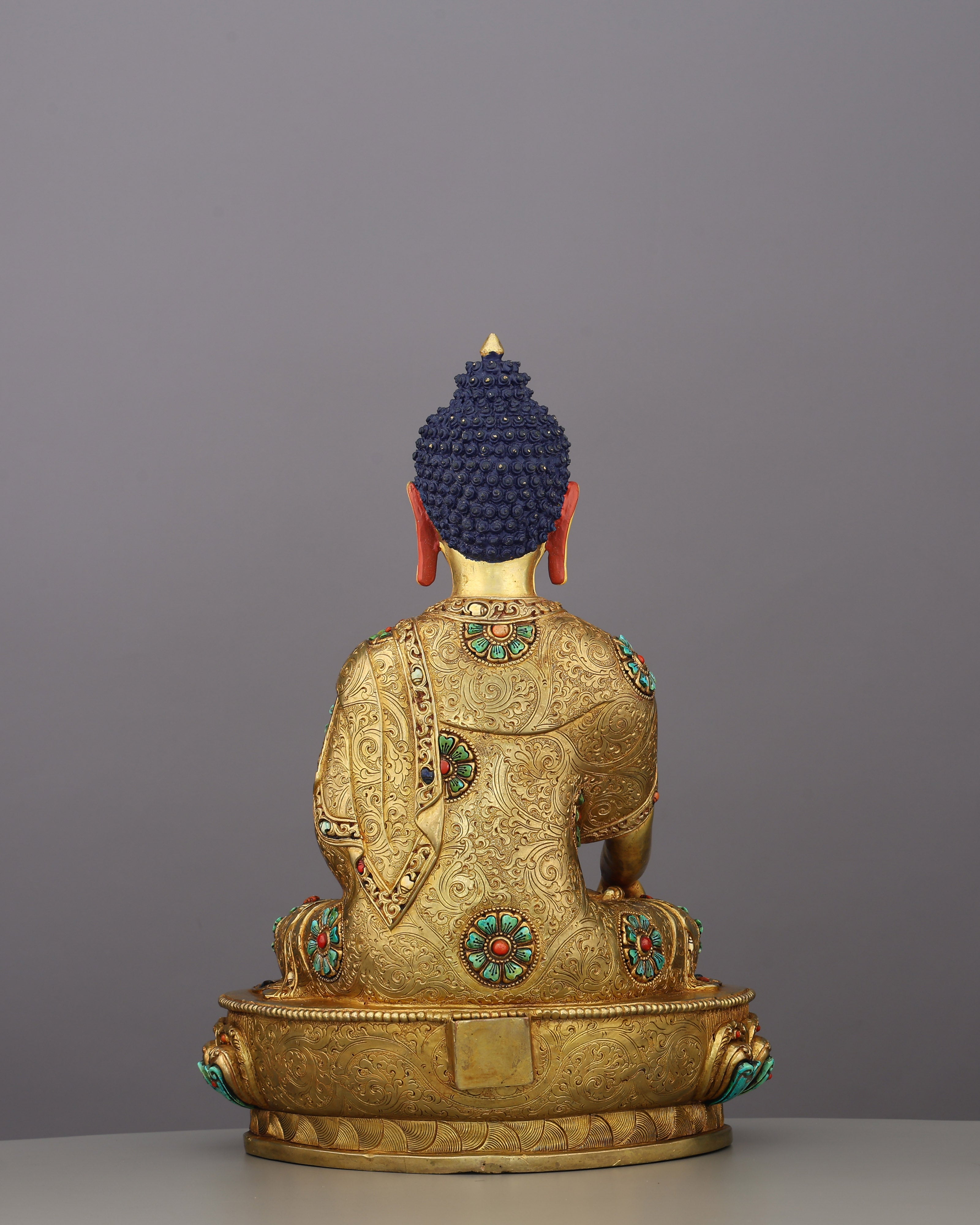 The Moment of Enlightenment | 24K Sakyamuni Buddha Statue