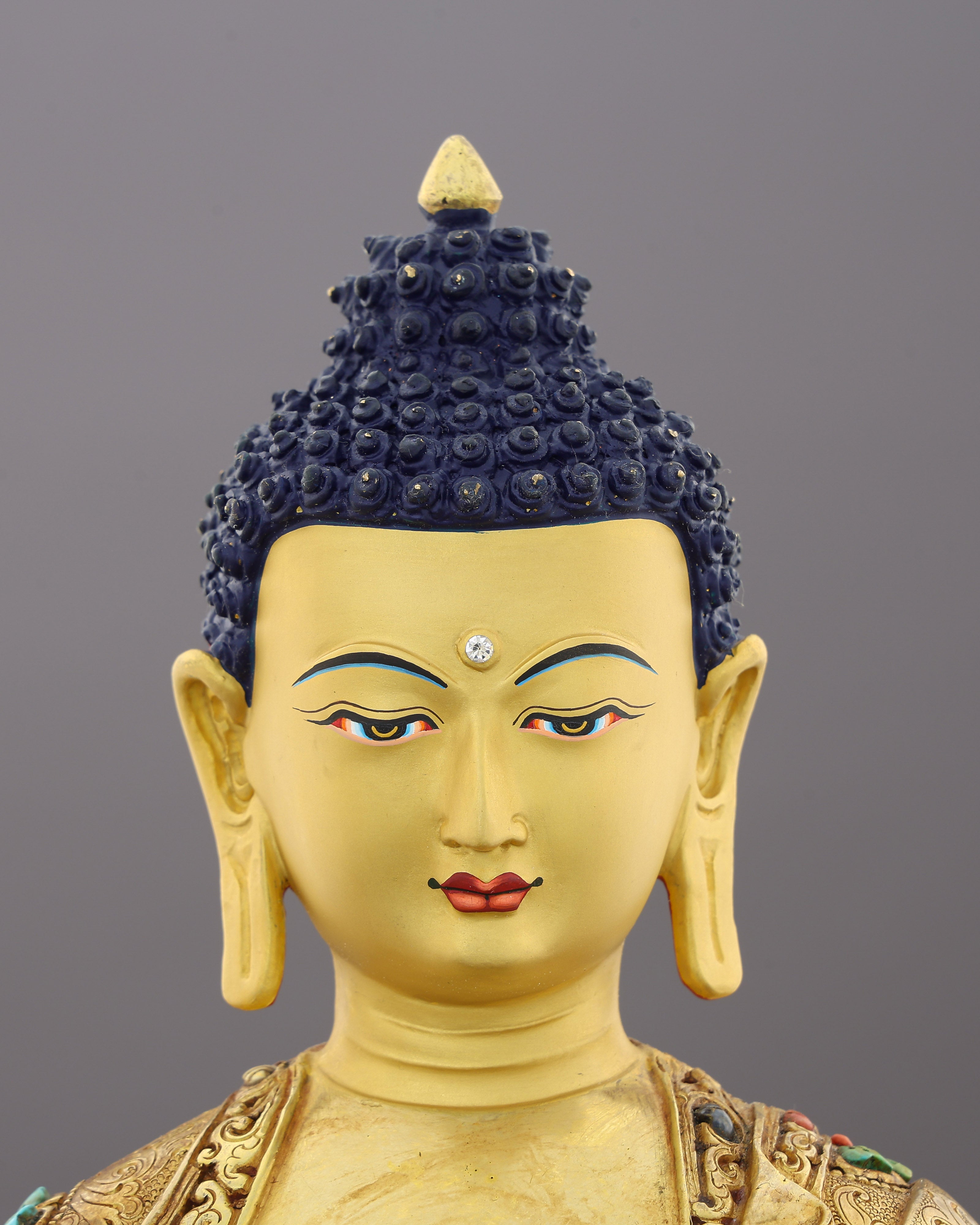 The Moment of Enlightenment | 24K Sakyamuni Buddha Statue