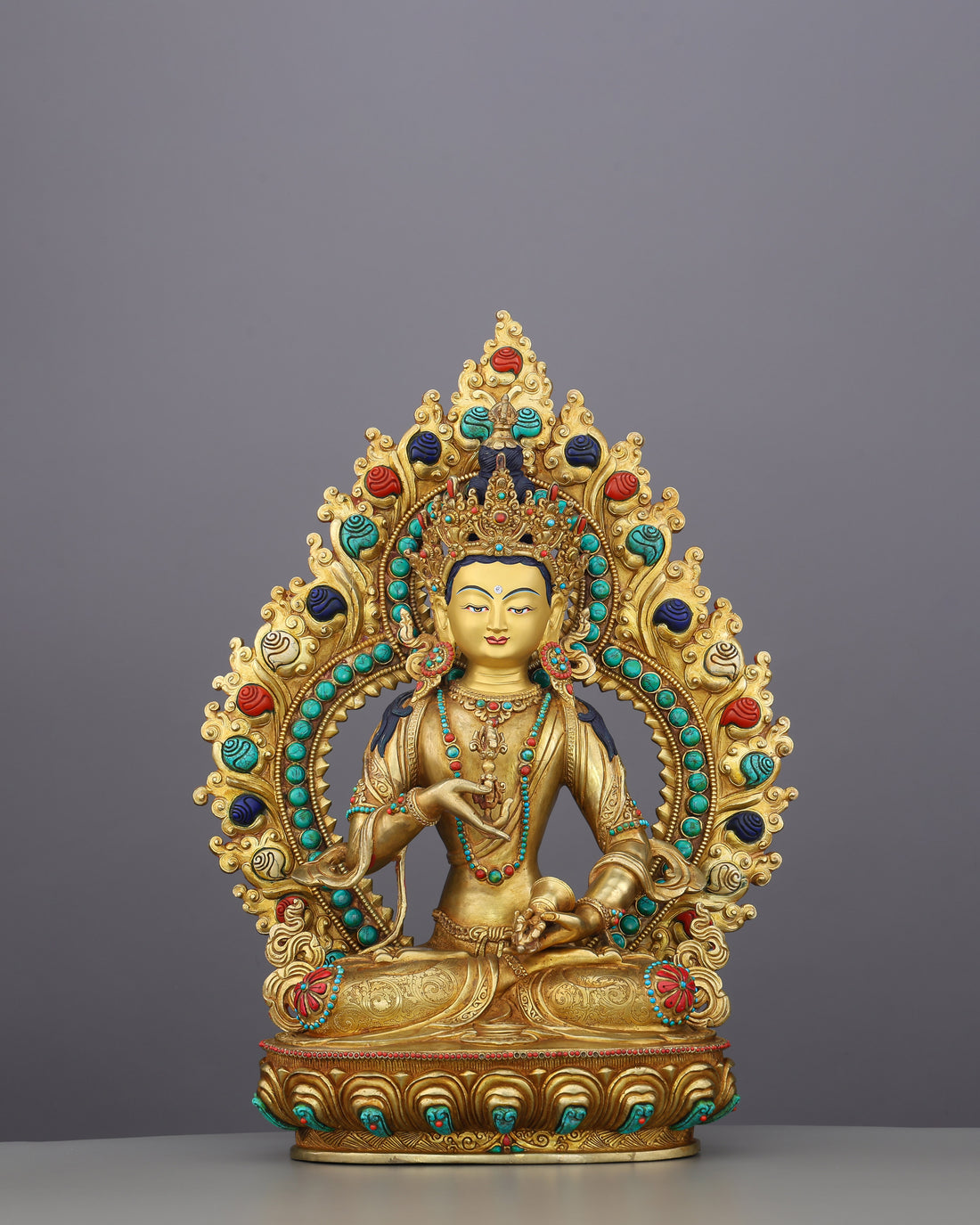 Pure as Thunder, Bright as Lightning | Vajrasattva Statue - Handcrafted Buddhist Statue