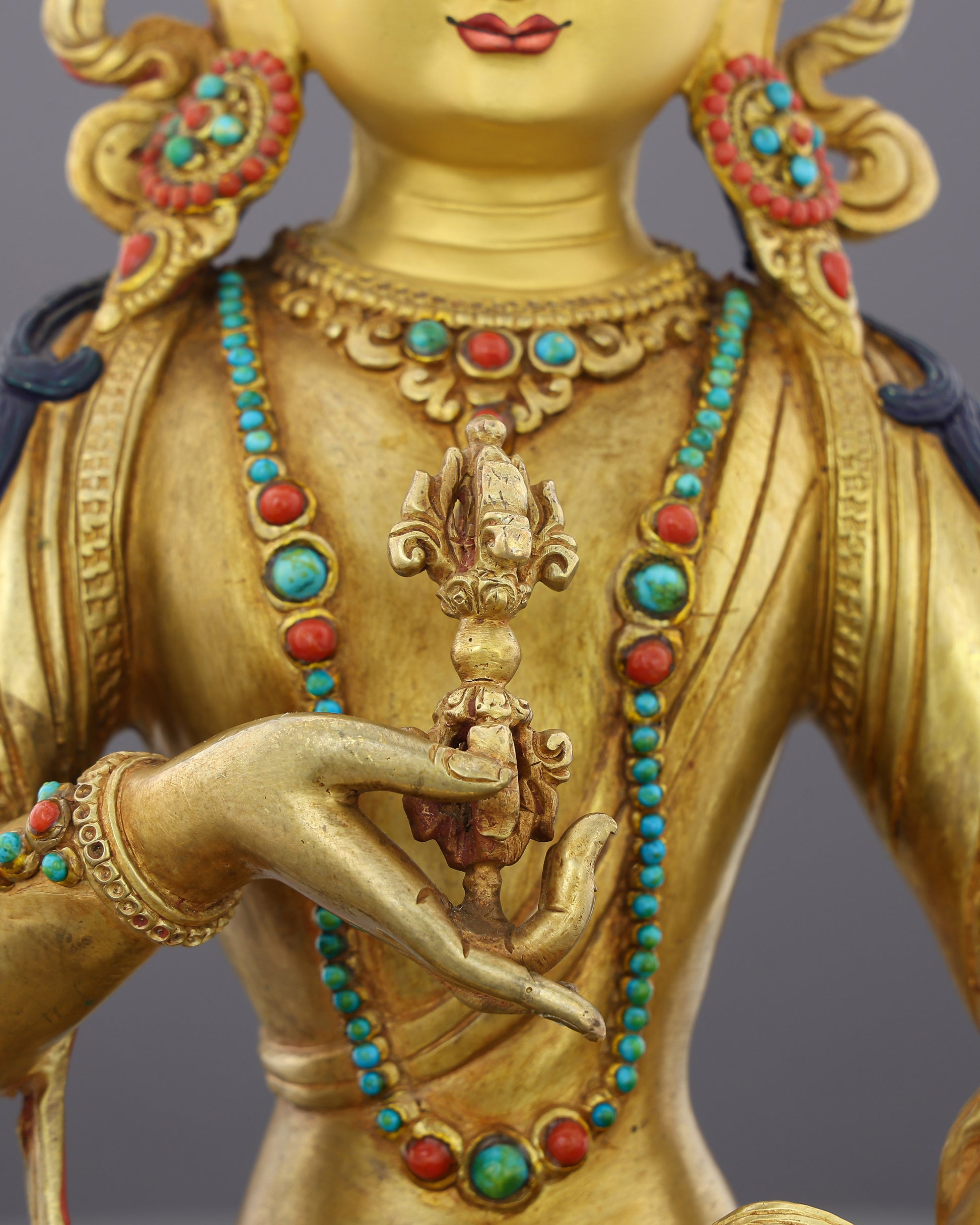 Pure as Thunder, Bright as Lightning | Vajrasattva Statue - Authentic Handcrafted Statue