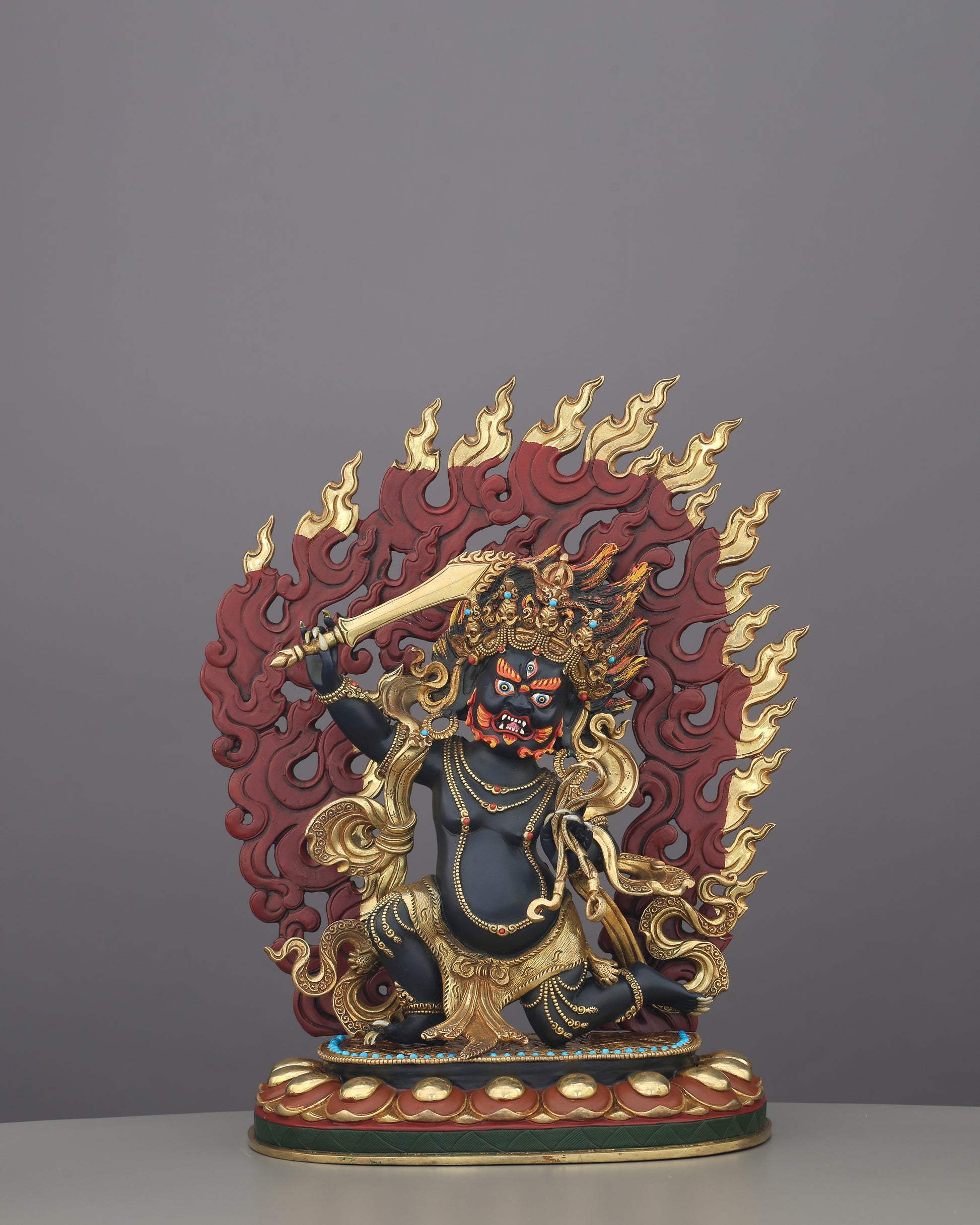 Achala Statue | The Immovable Destroyer of Obstacles, Handcrafted in Nepal - Authentic Handcrafted Statue