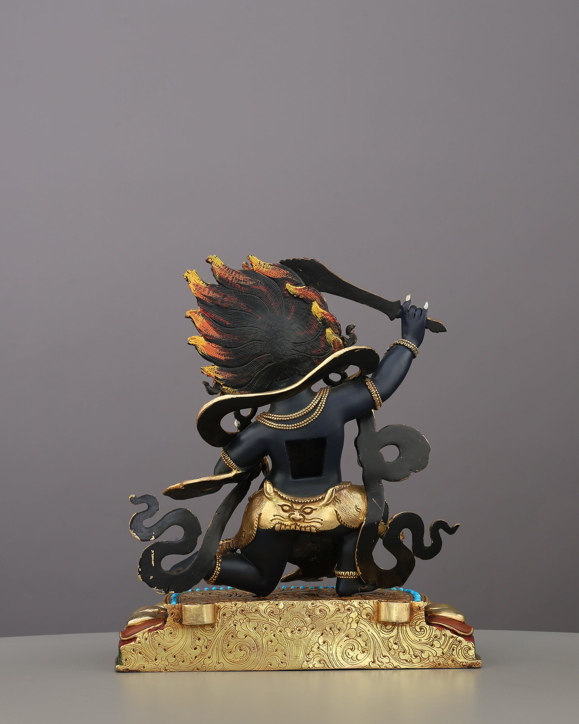 Achala Statue | The Immovable Destroyer of Obstacles, Handcrafted in Nepal - Authentic Handcrafted Statue