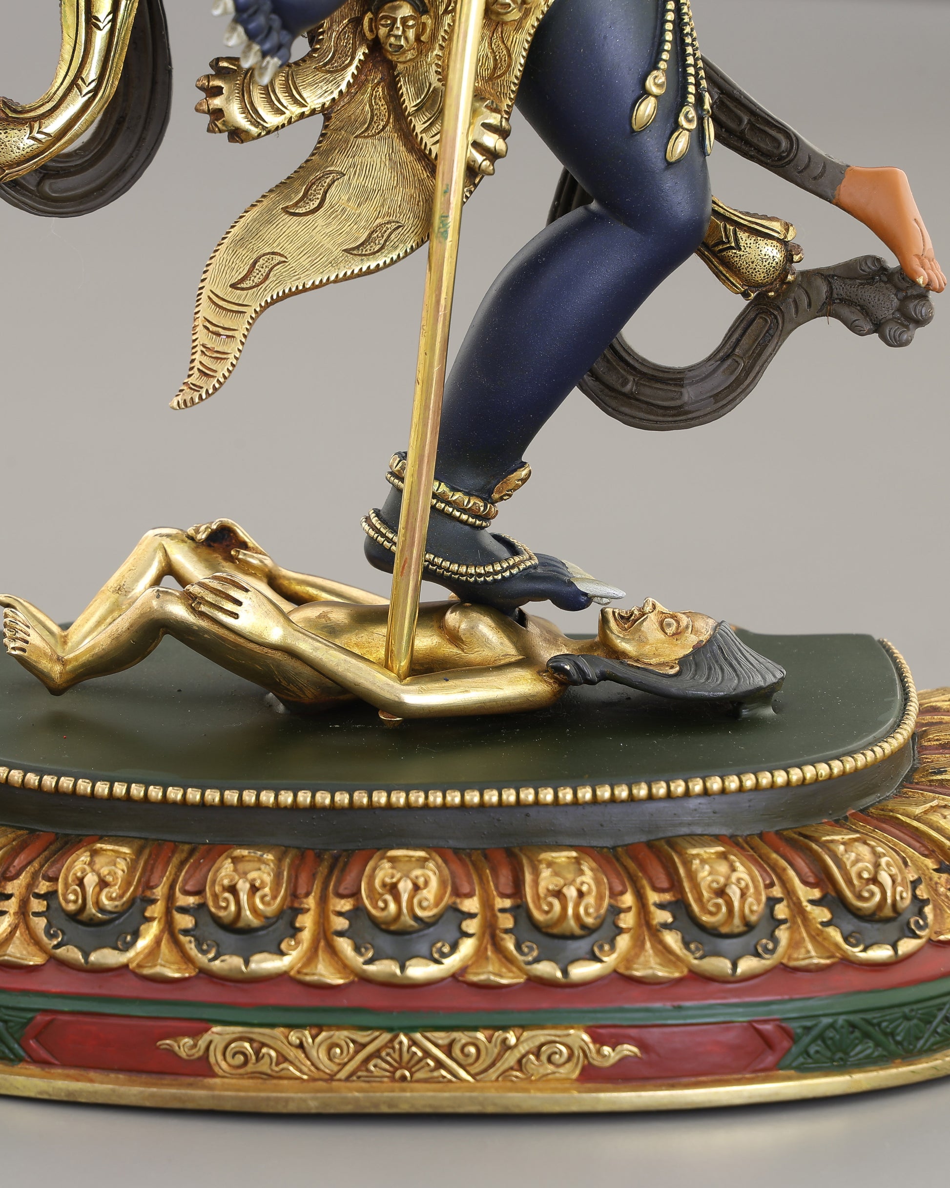 Troma Nagmo | The Wrathful Black Dakini Who Liberates Through Fear - Authentic Handcrafted Statue
