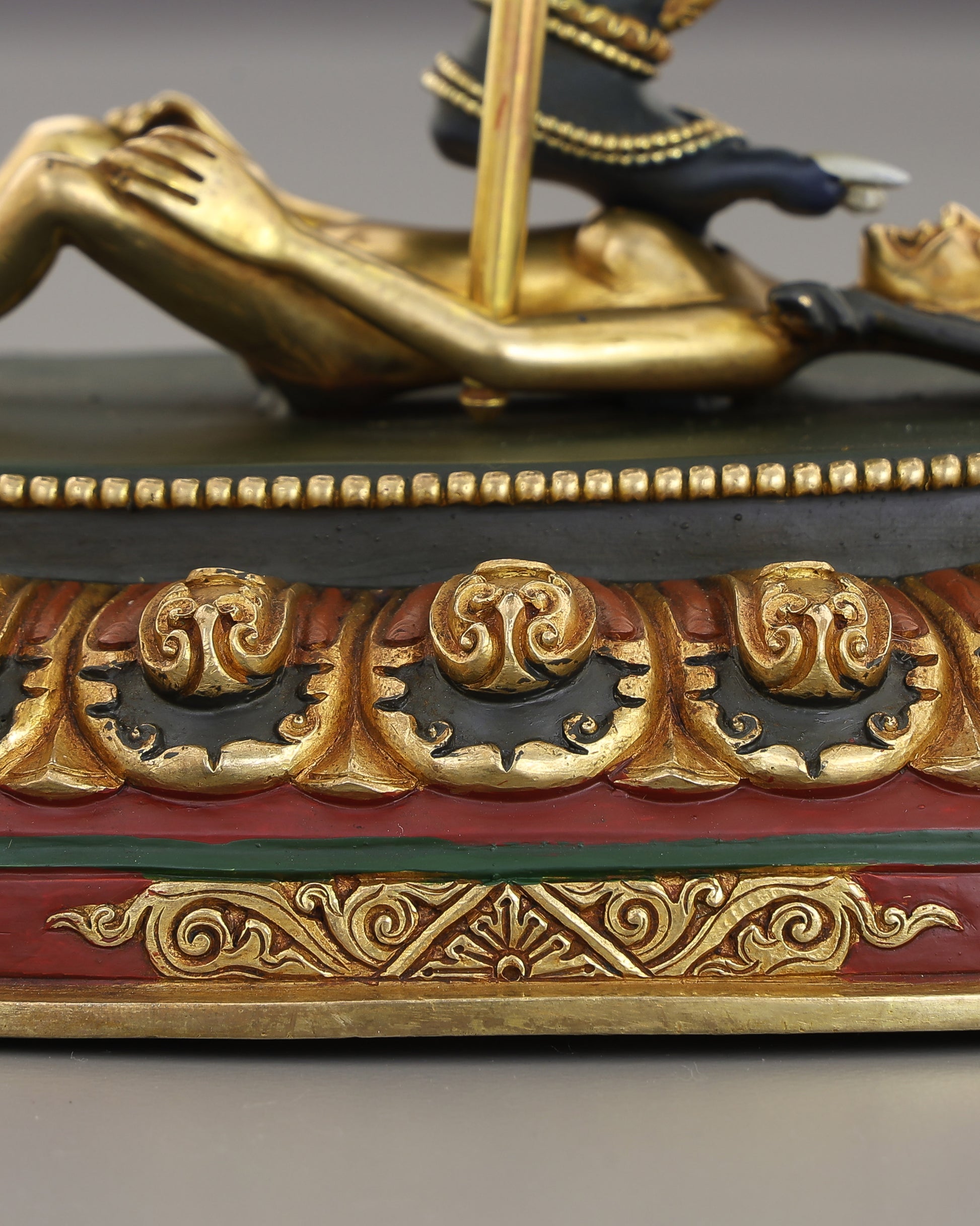 Troma Nagmo | The Wrathful Black Dakini Who Liberates Through Fear - Authentic Handcrafted Statue