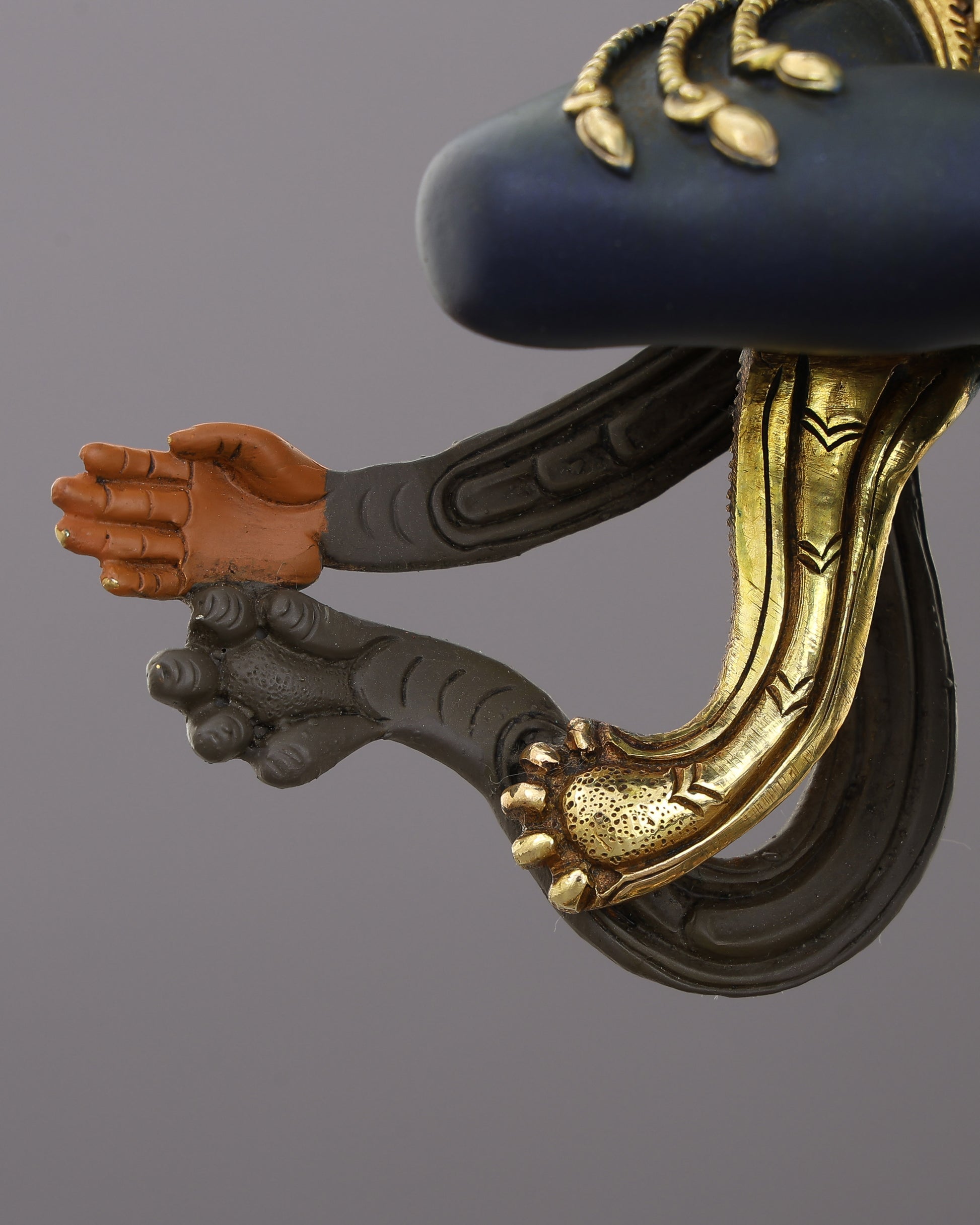 Troma Nagmo | The Wrathful Black Dakini Who Liberates Through Fear - Authentic Handcrafted Statue