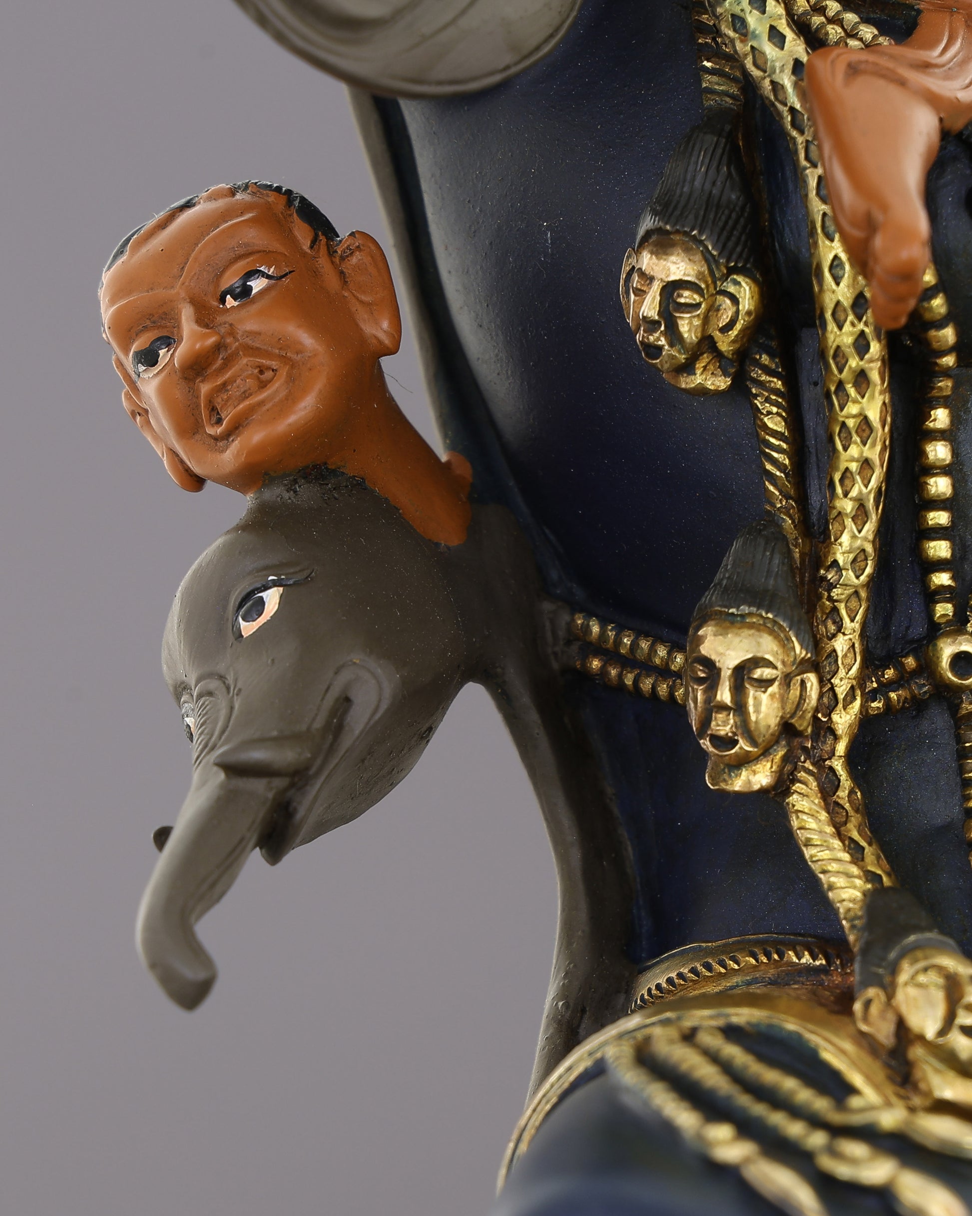 Troma Nagmo | The Wrathful Black Dakini Who Liberates Through Fear - Authentic Handcrafted Statue