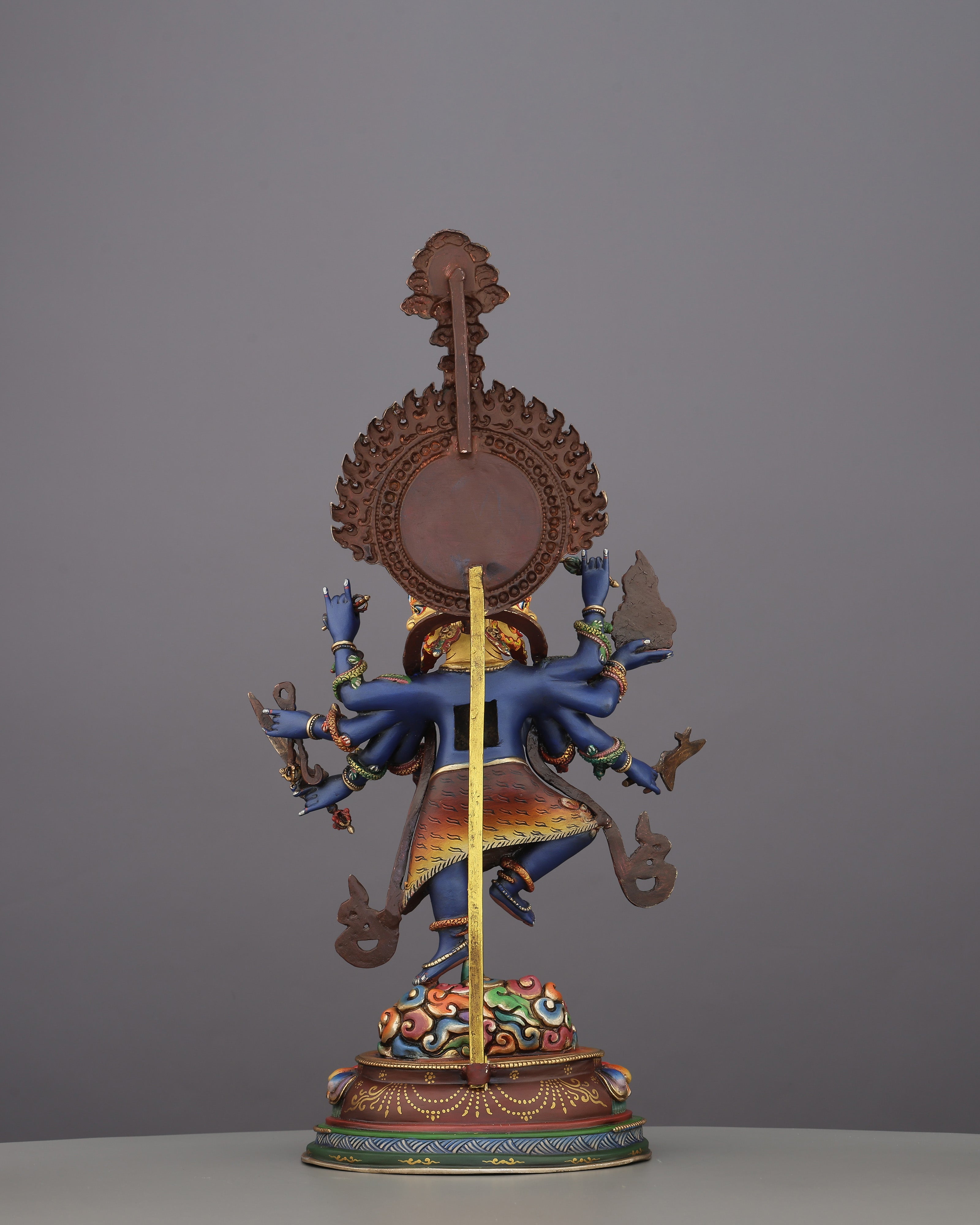 Akash Bhairav Statue | The Sky-Dwelling Ferocious Guardian of the Heavens, Handcrafted in Nepal