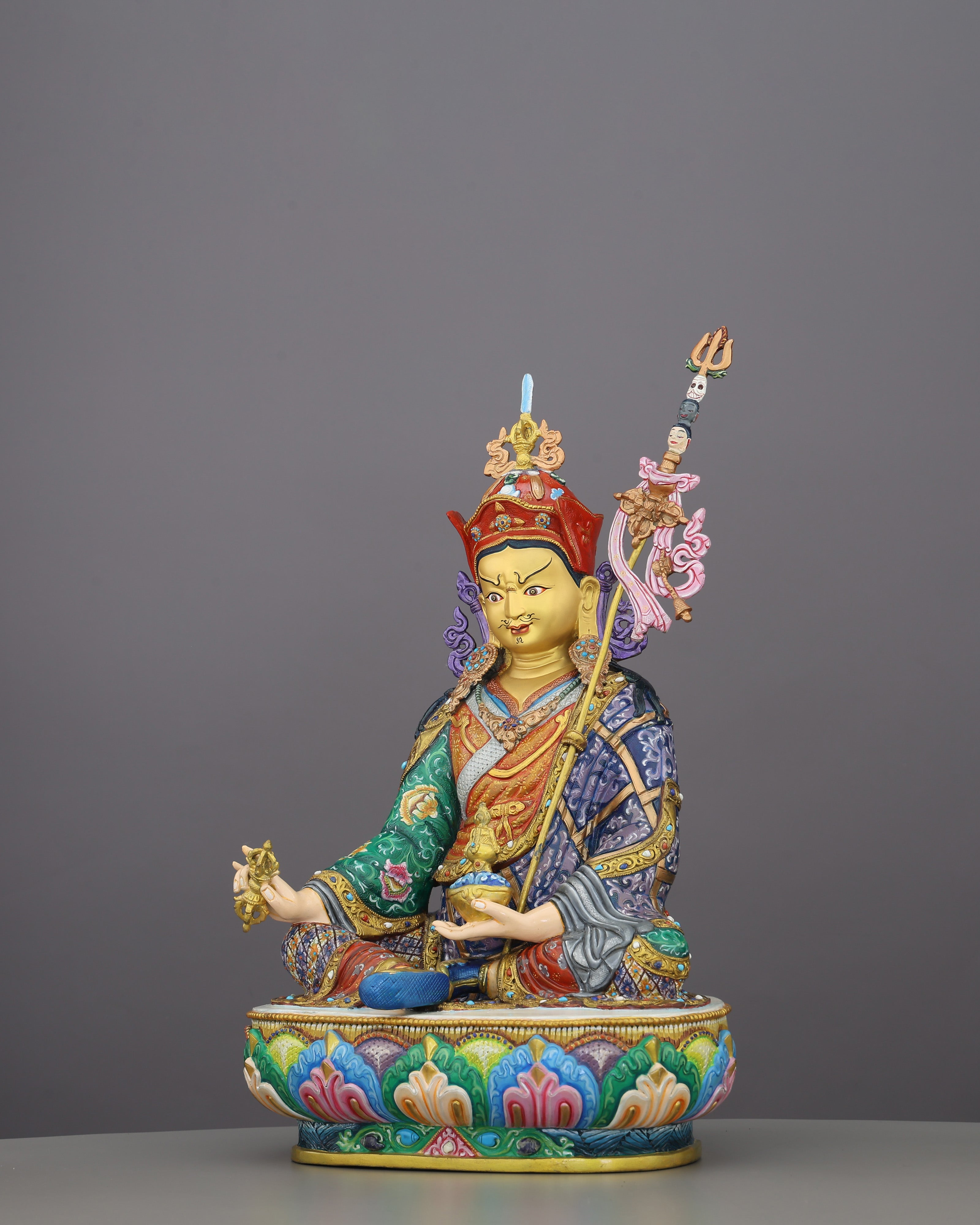 Guru Rinpoche Statue | The Lotus-Born Master, Handcrafted in Nepal