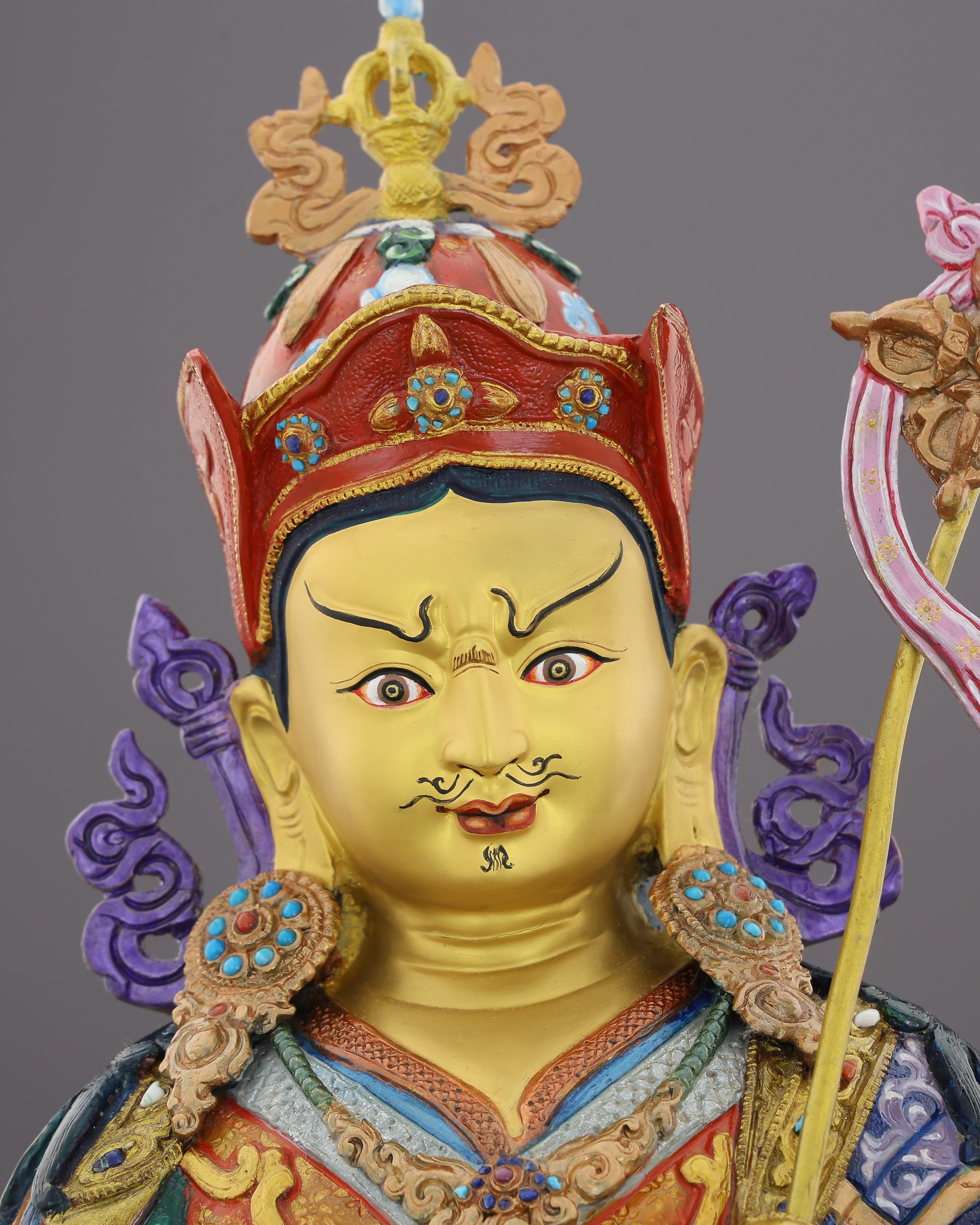 Guru Rinpoche Statue | The Lotus-Born Master, Handcrafted in Nepal