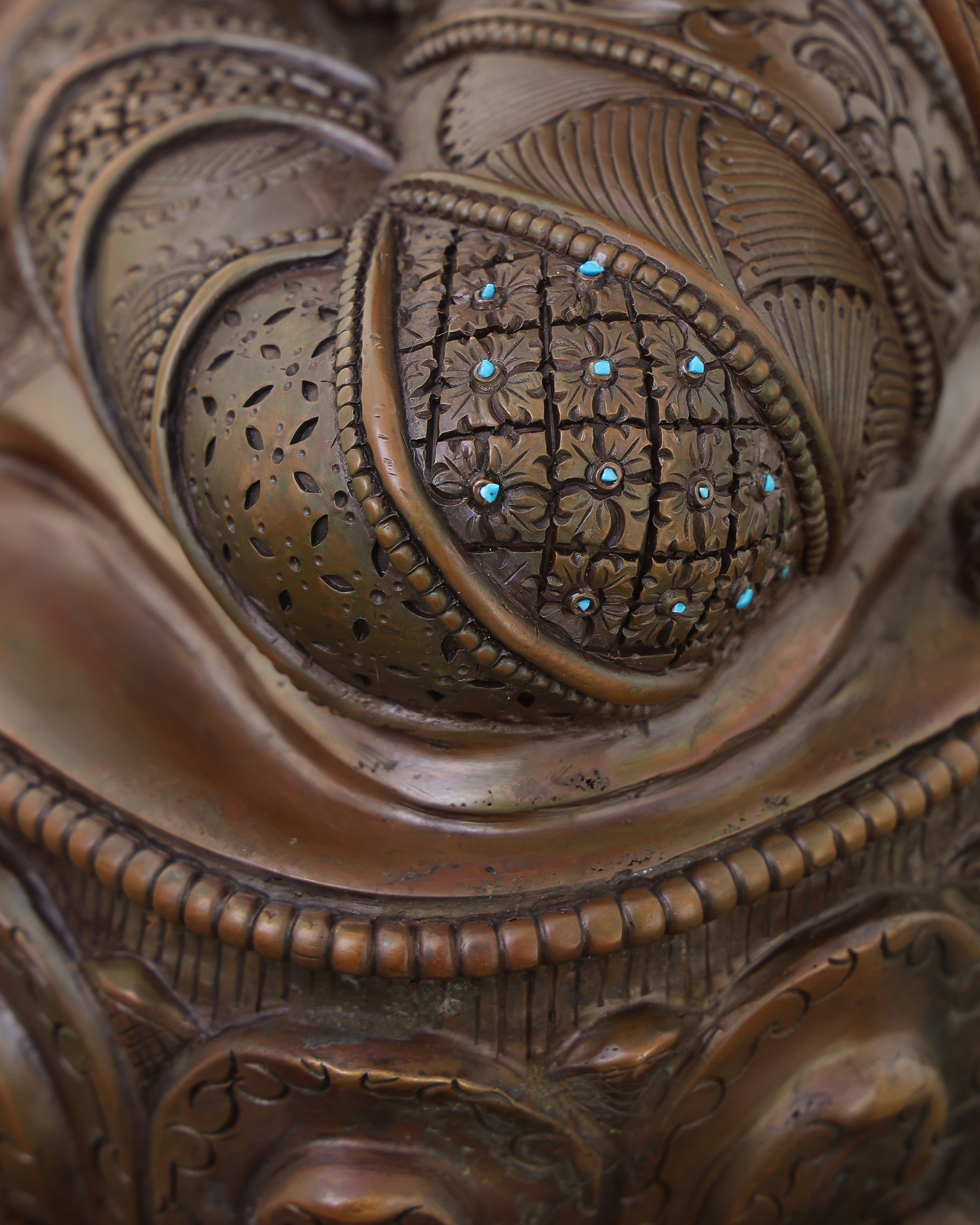Oxidized Green Tara Statue | Handcrafted in Nepal