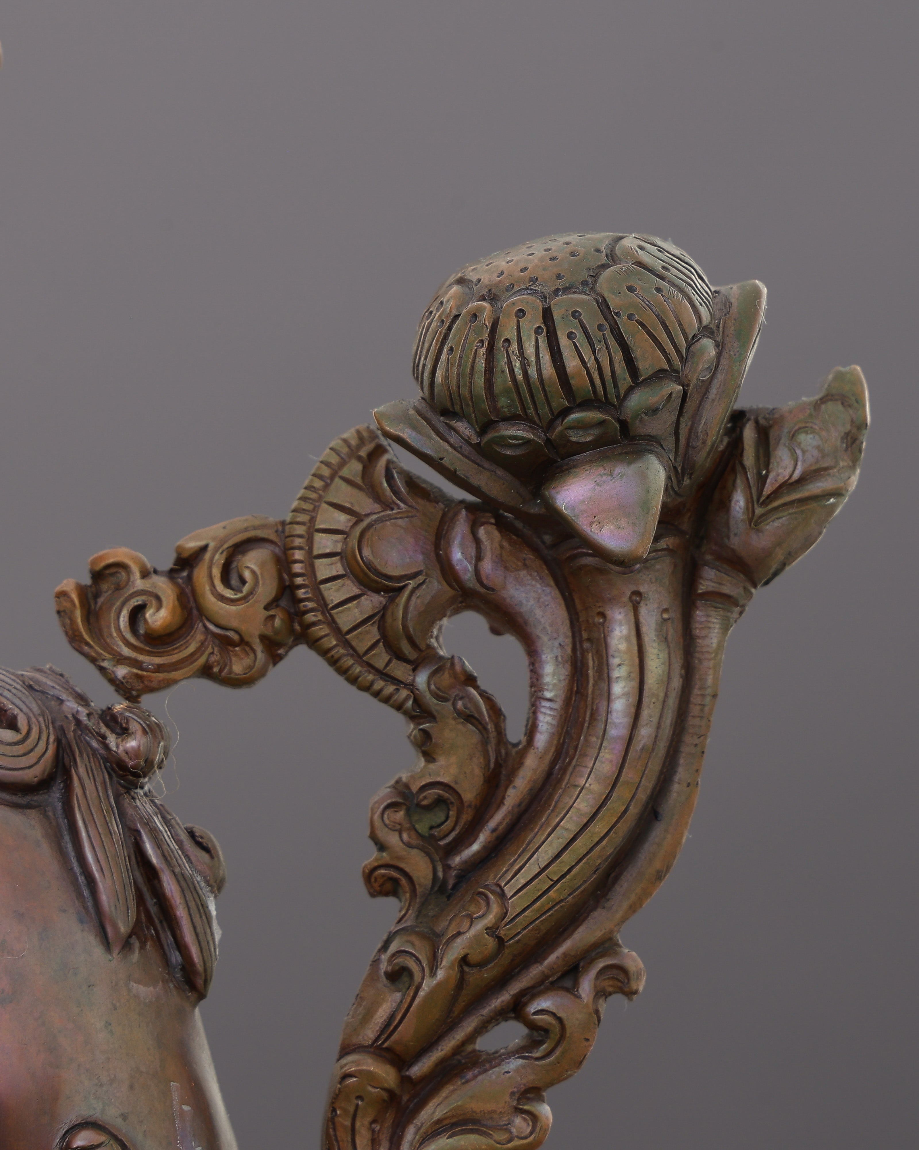 Oxidized Green Tara Statue | Handcrafted in Nepal