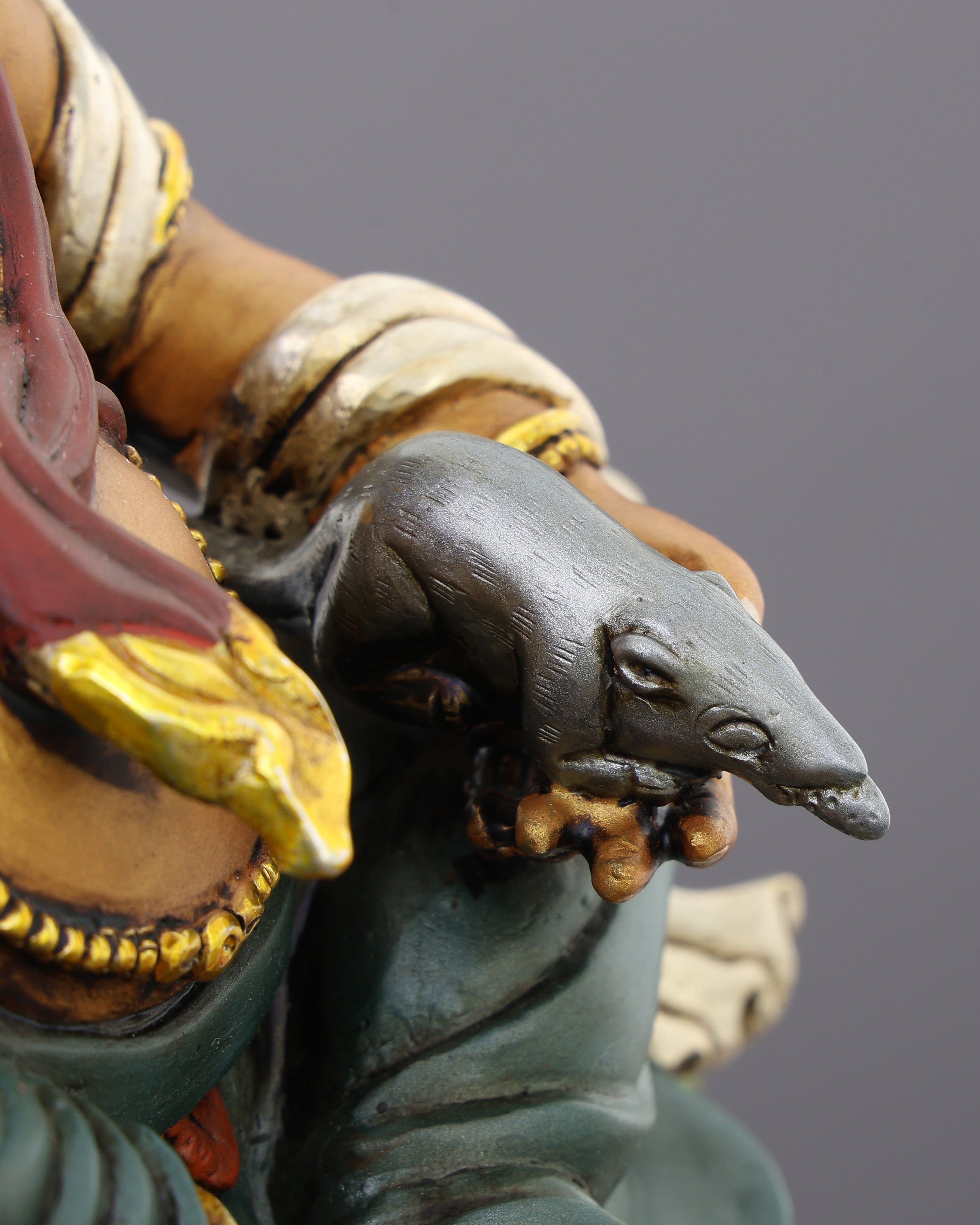 Lion Dzambhala Statue | The Roaring God of Wealth Who Conquers Poverty, Handcrafted in Nepal