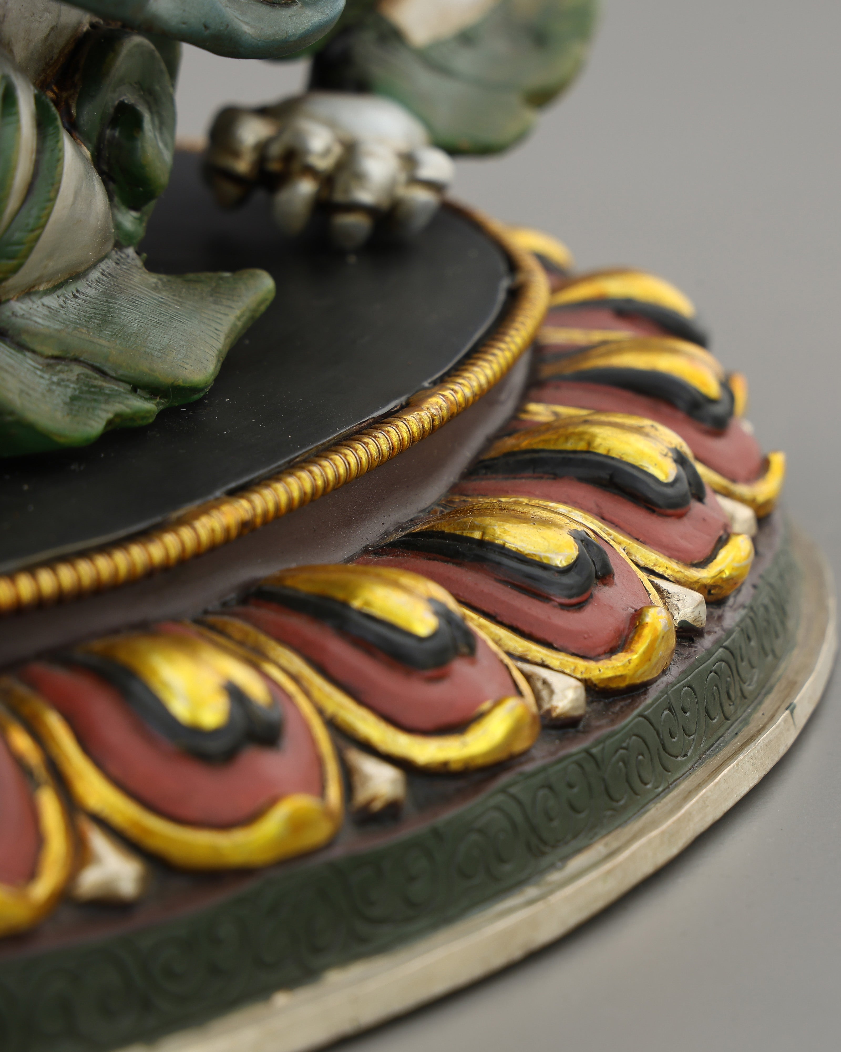 Lion Dzambhala Statue | The Roaring God of Wealth Who Conquers Poverty, Handcrafted in Nepal