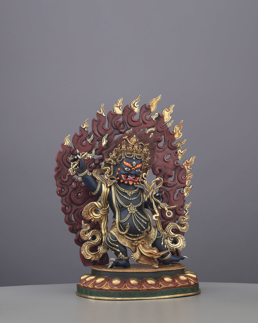 Vajrapani Statue | The Thunder-Wielding Guardian of Enlightened Power, Handcrafted in Nepal - Handcrafted Buddhist Statue - Authentic Sacred Art