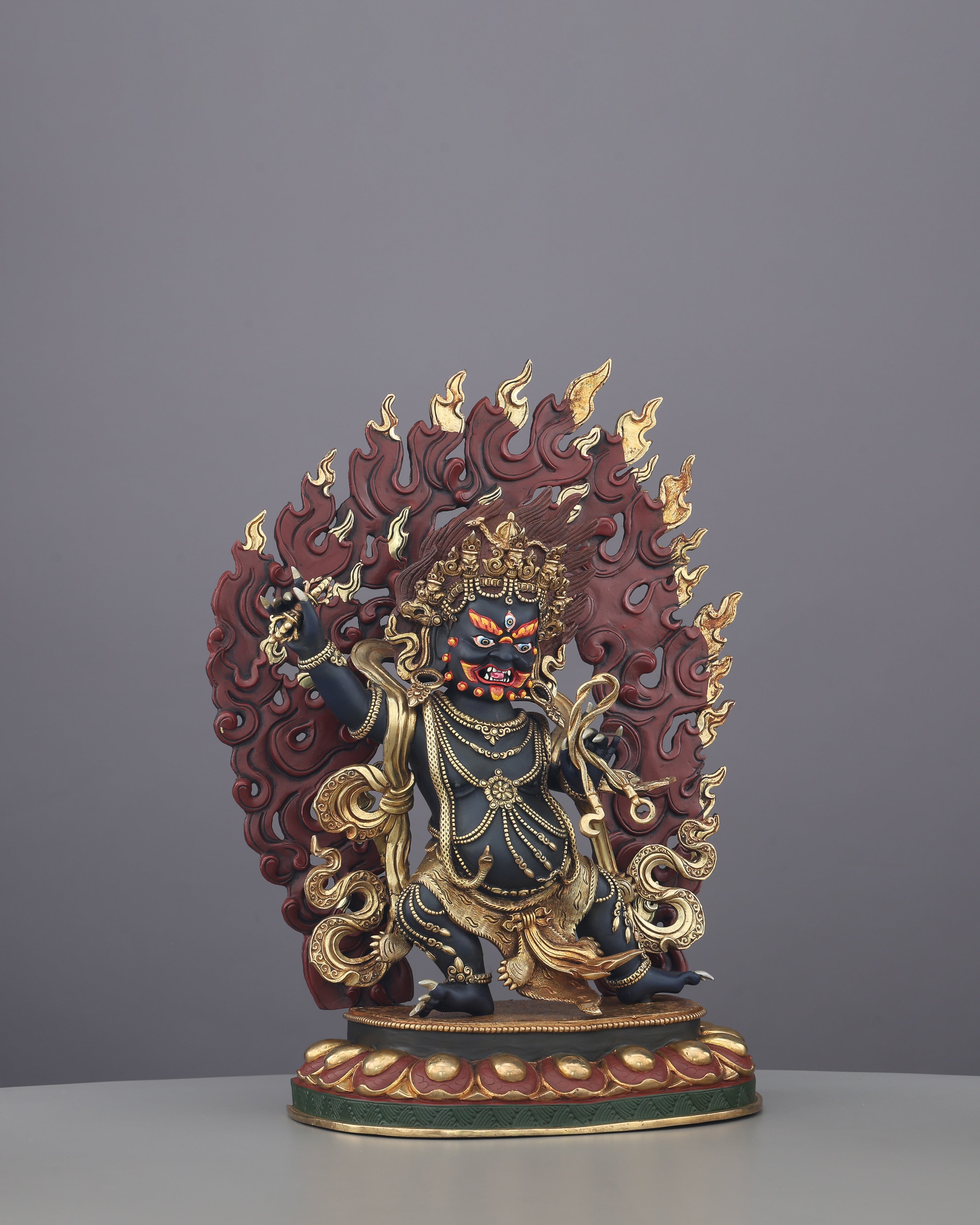 Vajrapani Statue | The Thunder-Wielding Guardian of Enlightened Power, Handcrafted in Nepal
