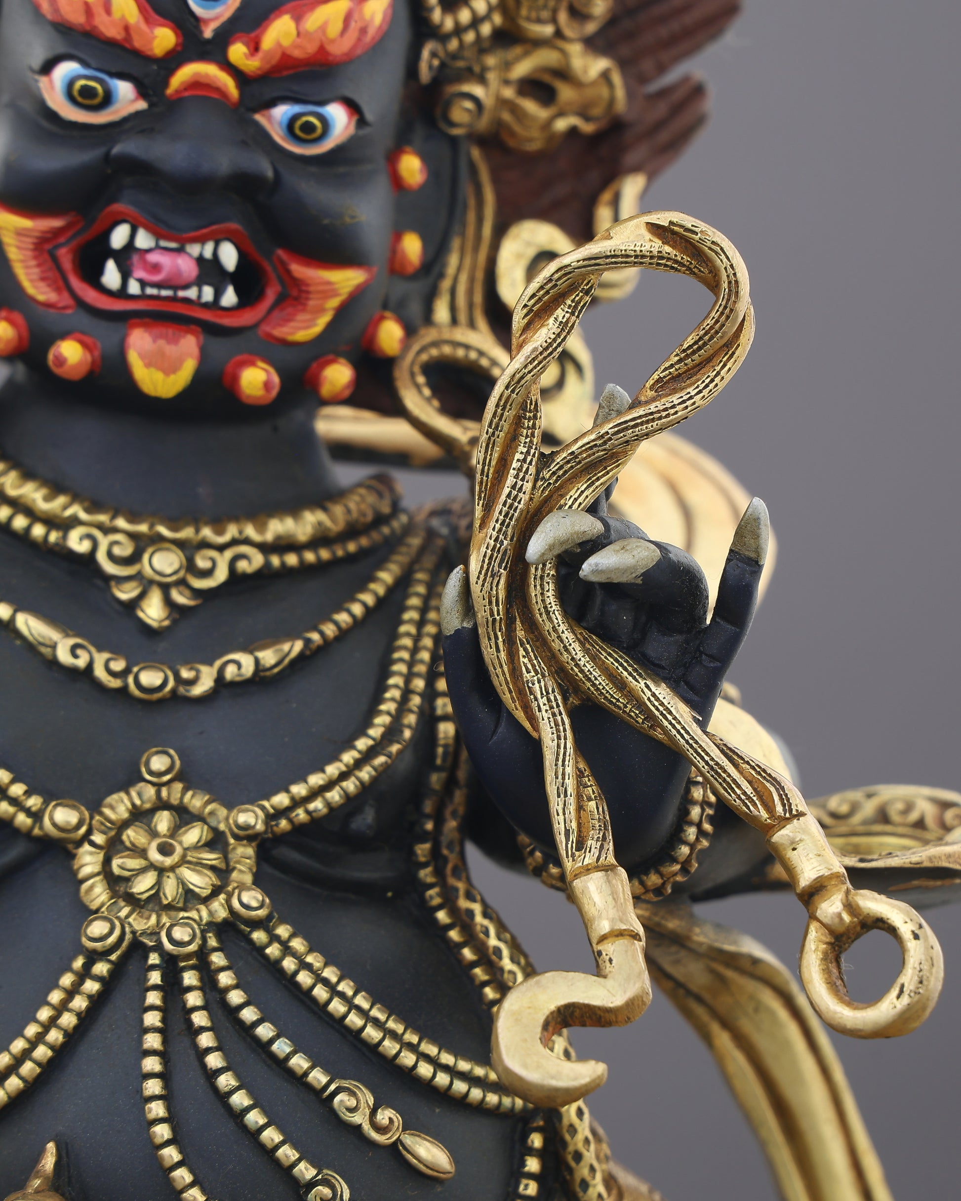 Vajrapani Statue | The Thunder-Wielding Guardian of Enlightened Power, Handcrafted in Nepal - Authentic Handcrafted Statue