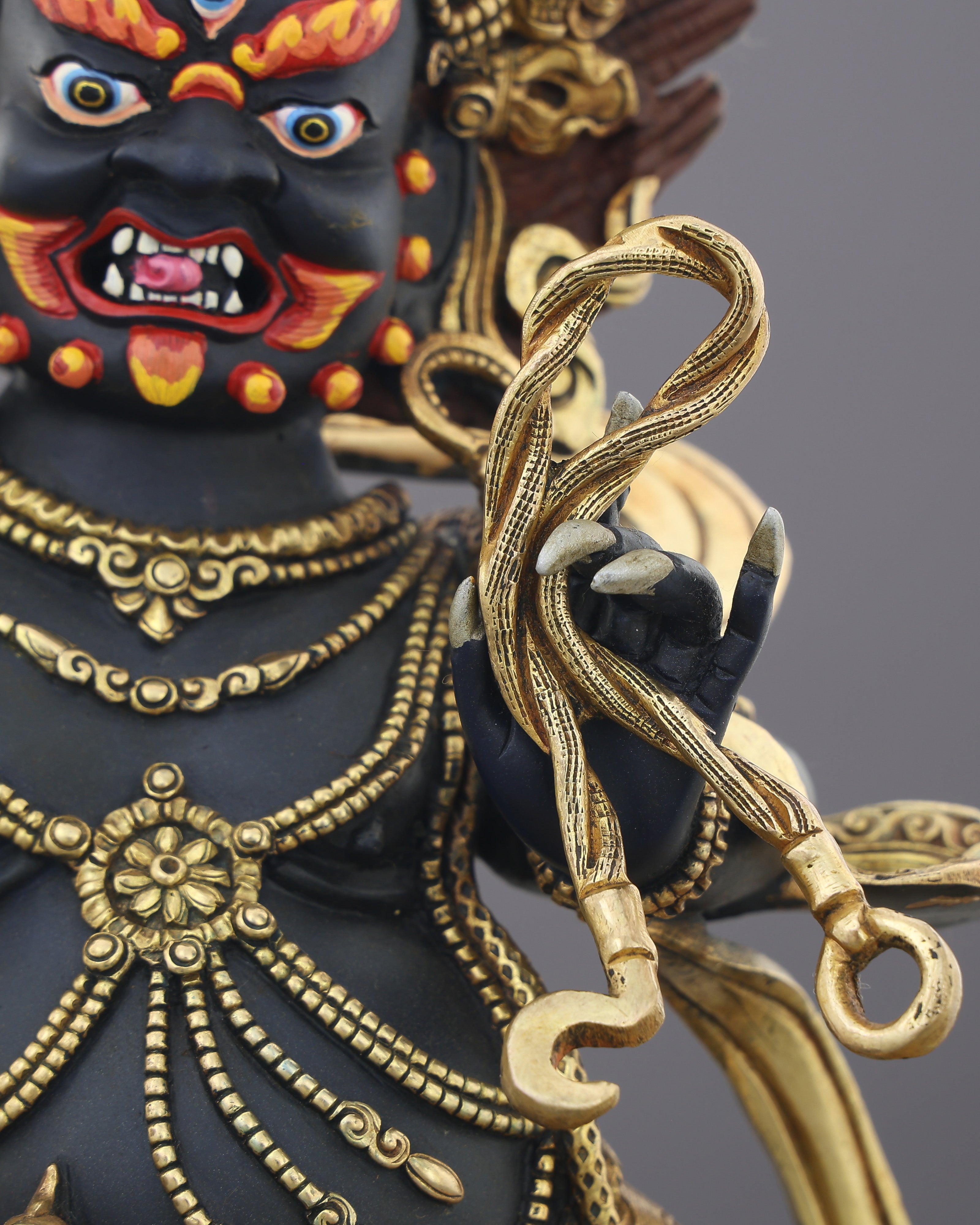 Vajrapani Statue | The Thunder-Wielding Guardian of Enlightened Power, Handcrafted in Nepal