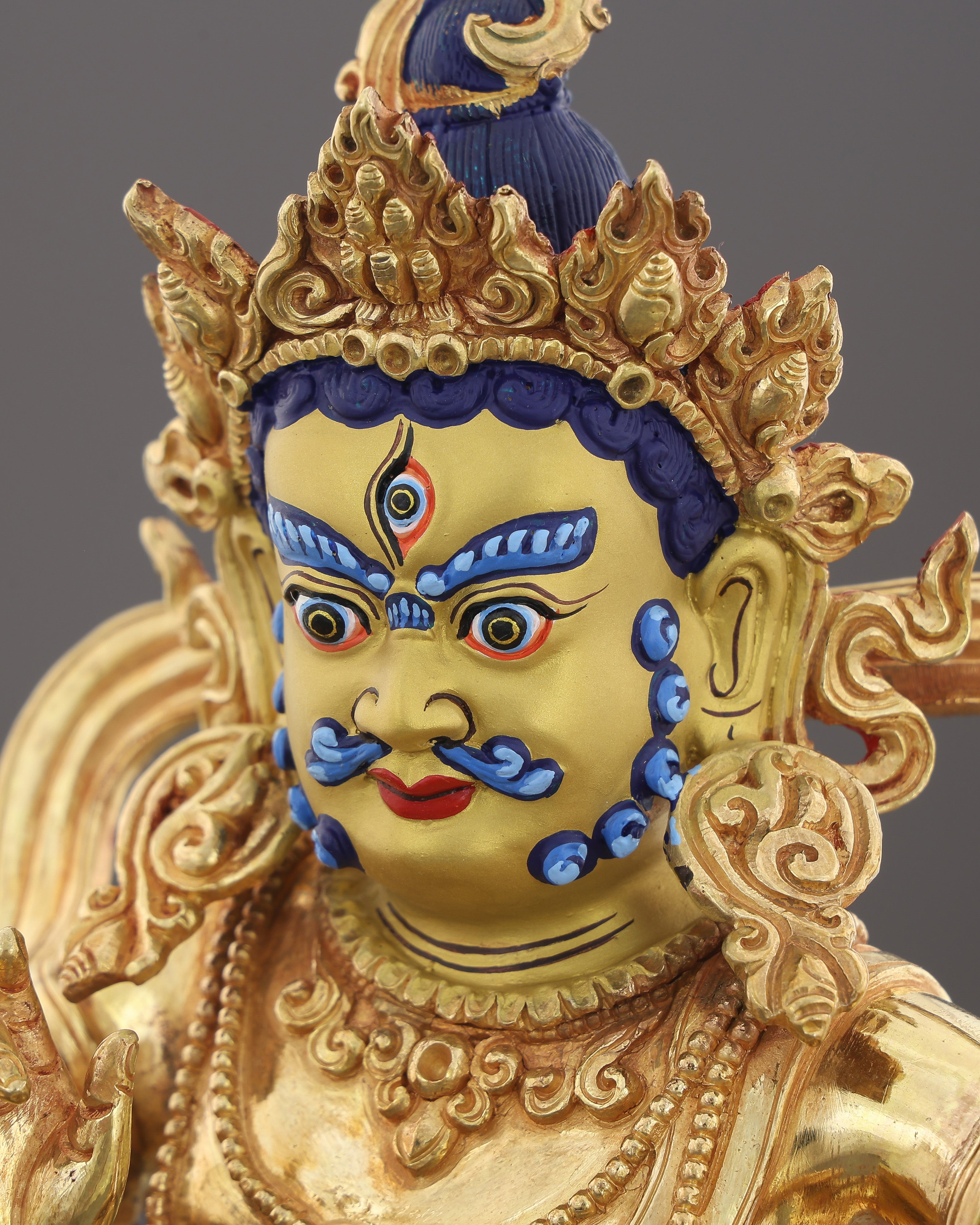 Lion Dzambhala Statue | Handcrafted in Nepal