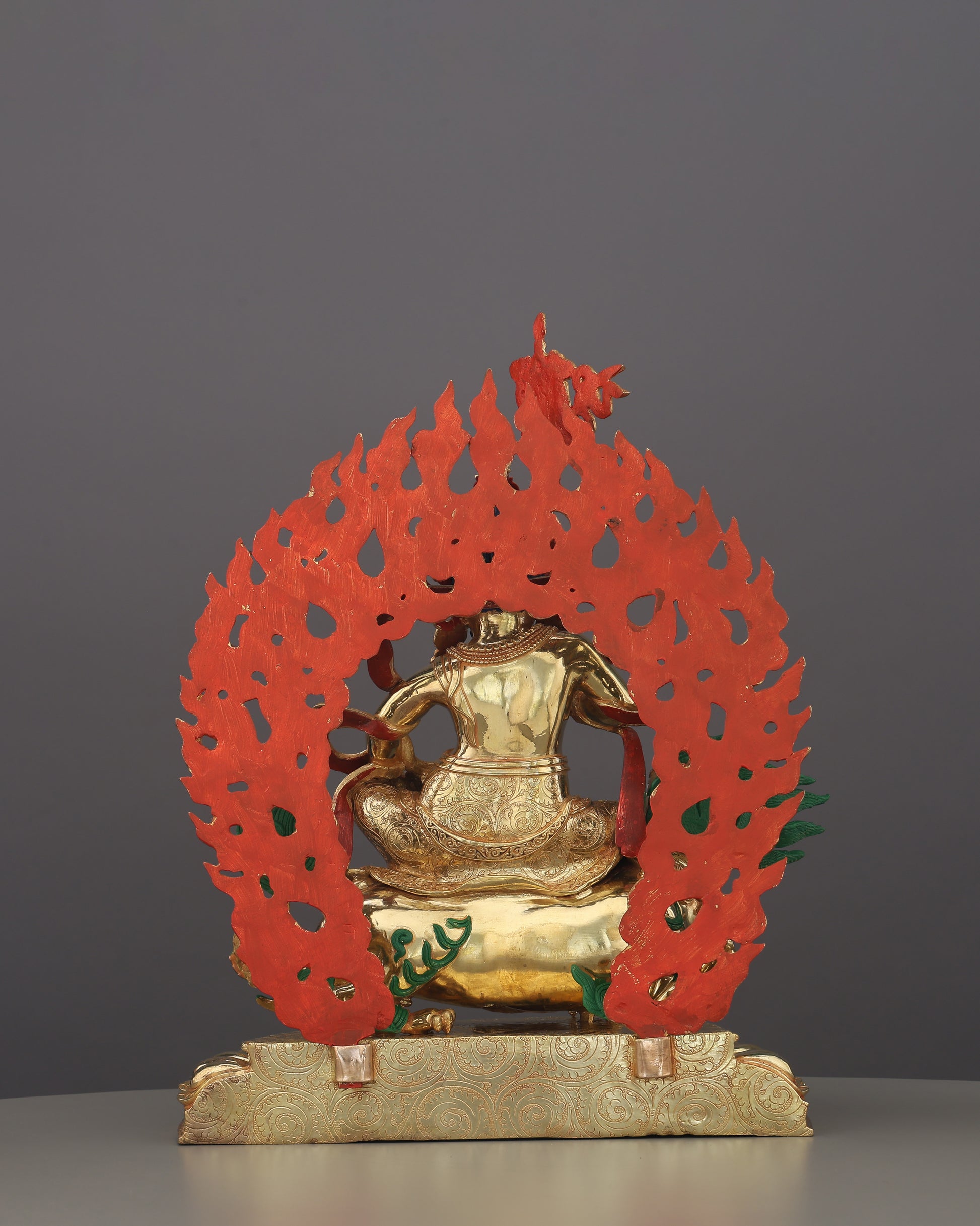 Lion Dzambhala Statue | Handcrafted in Nepal - Authentic Handcrafted Statue