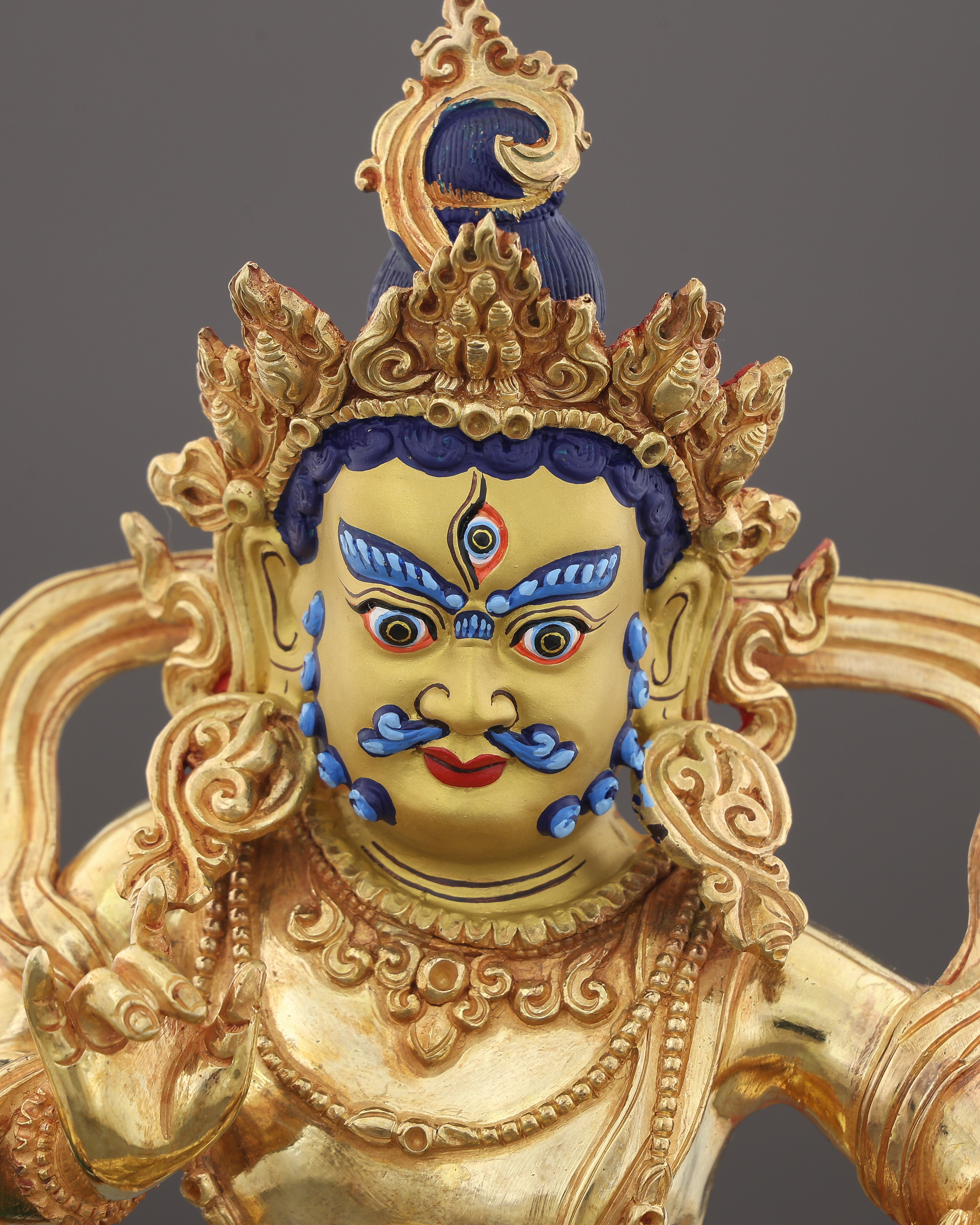 Lion Dzambhala Statue | Handcrafted in Nepal