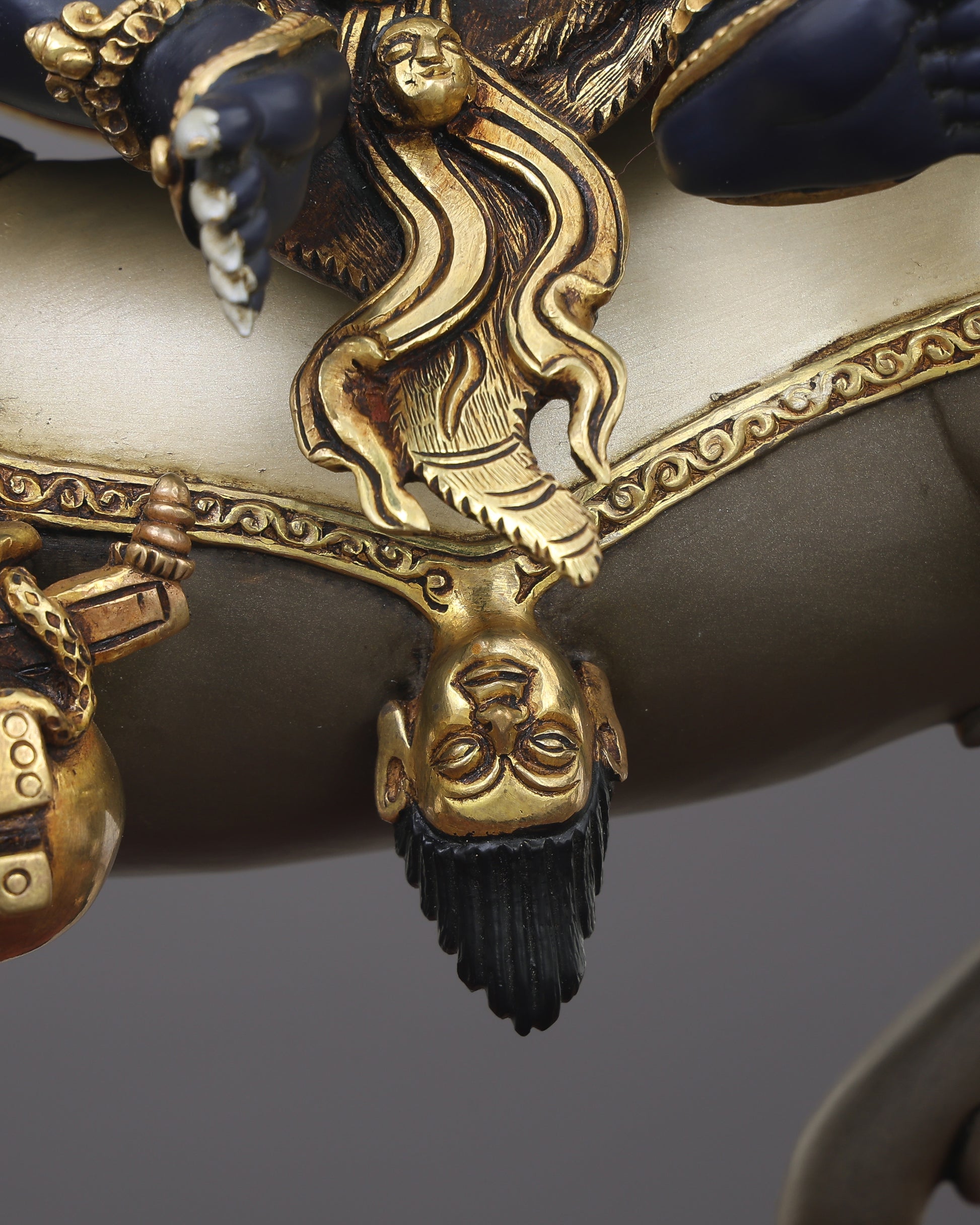 Palden Lhamo | The Wrathful Queen Who Rides the Ocean of Blood, Handcrafted in Nepal - Authentic Handcrafted Statue