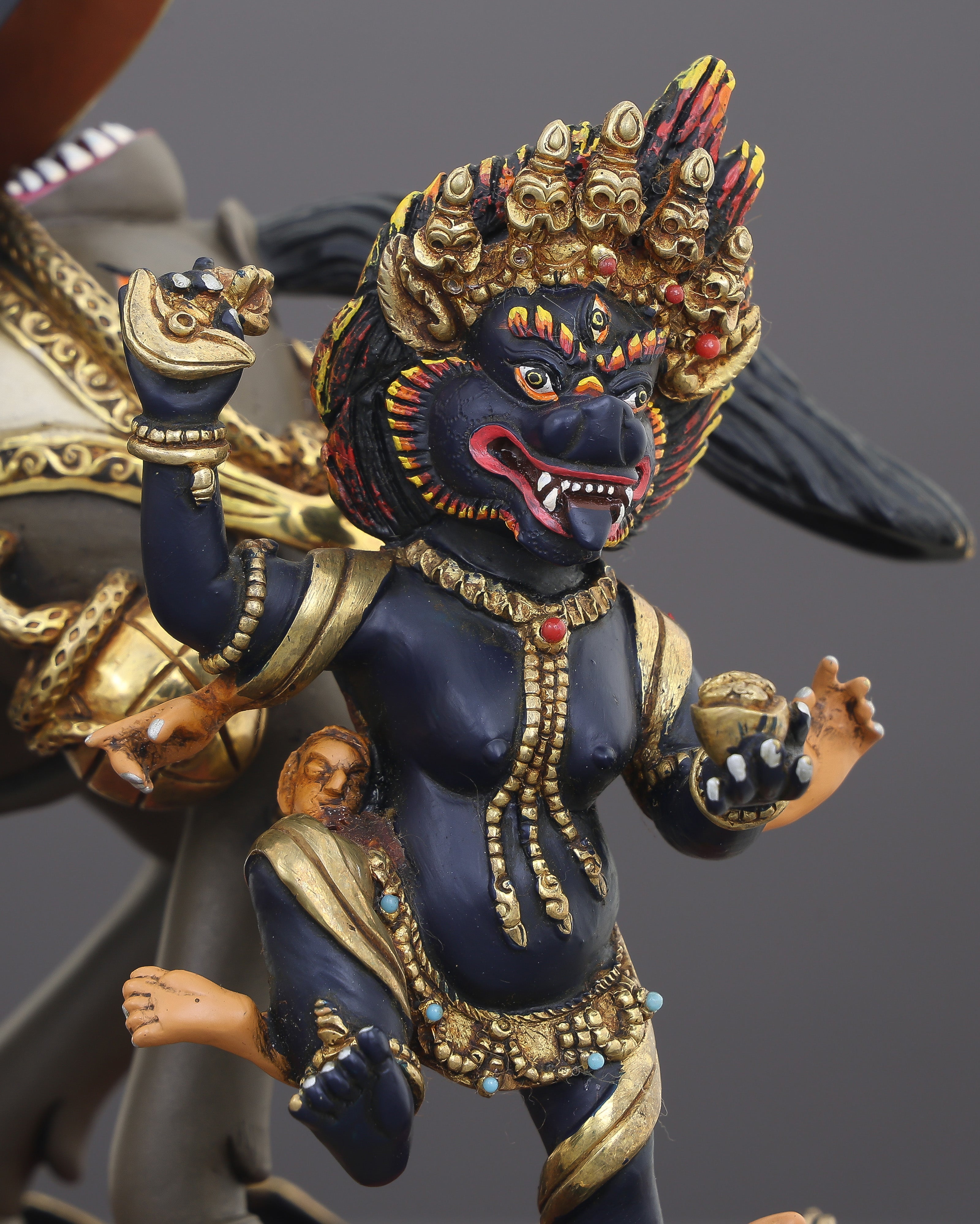 Palden Lhamo | The Wrathful Queen Who Rides the Ocean of Blood, Handcrafted in Nepal