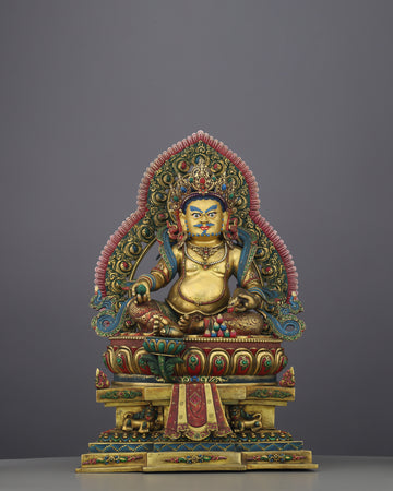 Golden Dzambhala on Singhasan | The Deity Who Turns Devotion Into Abundance