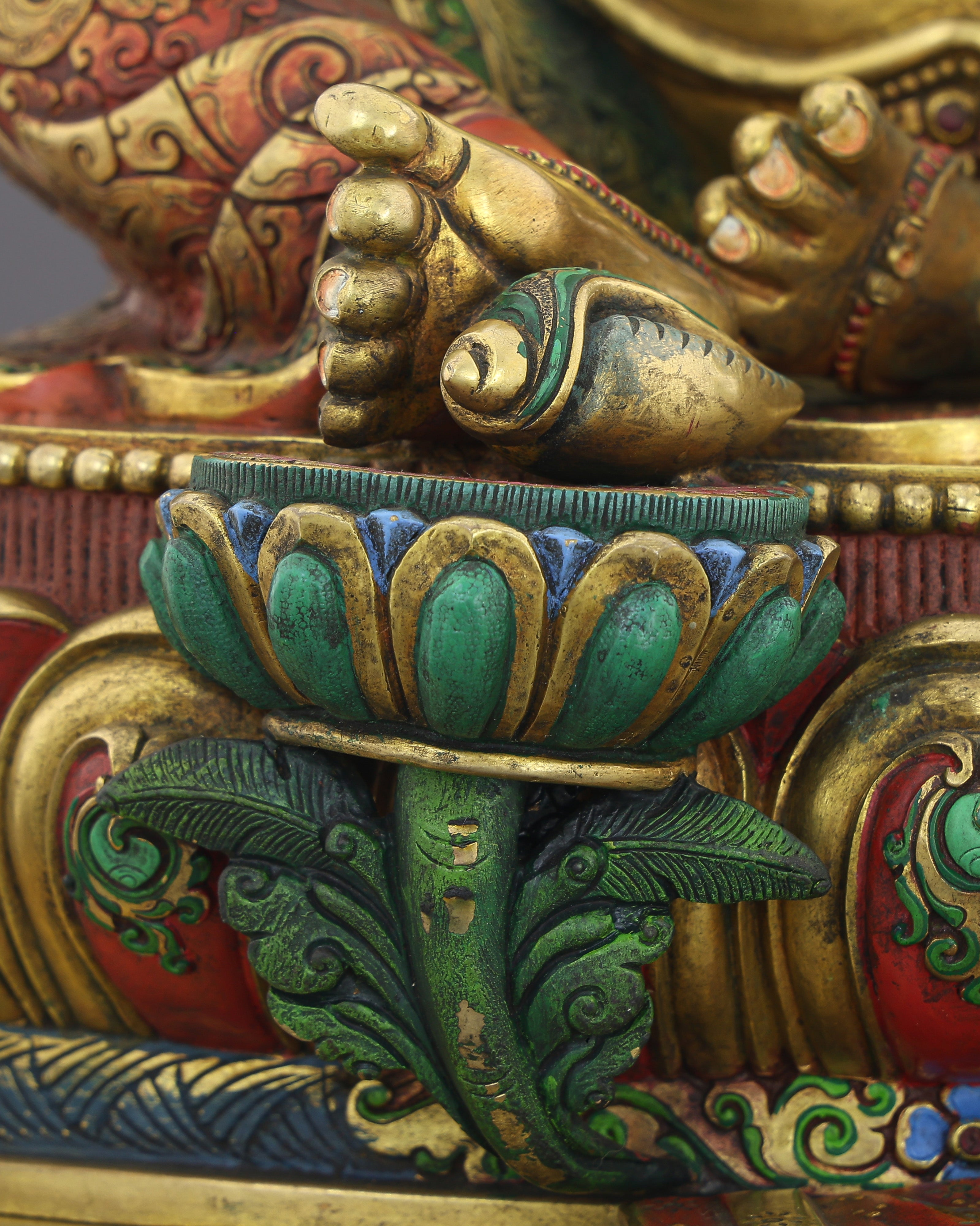Golden Dzambhala on Singhasan | The Deity Who Turns Devotion Into Abundance