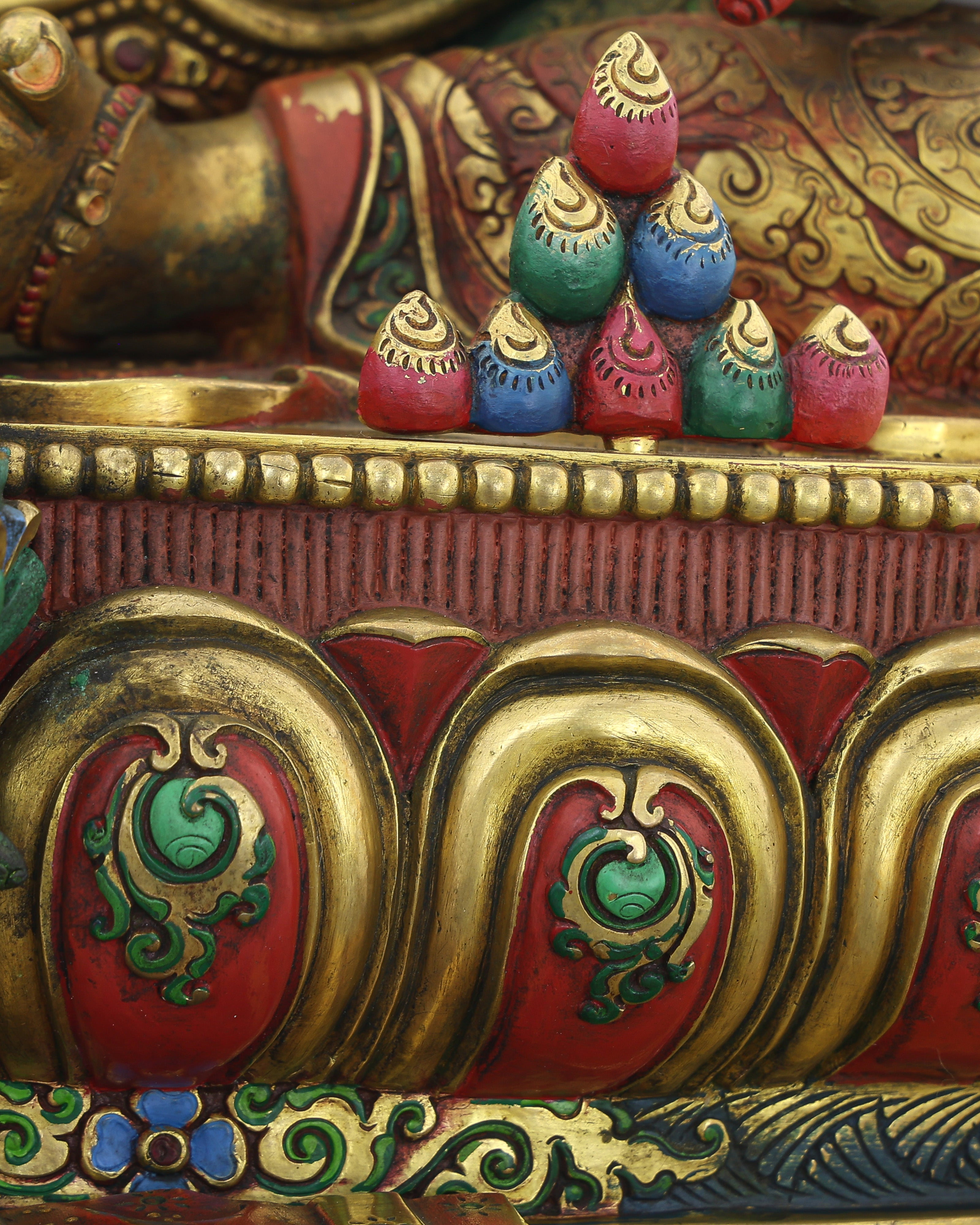 Golden Dzambhala on Singhasan | The Deity Who Turns Devotion Into Abundance