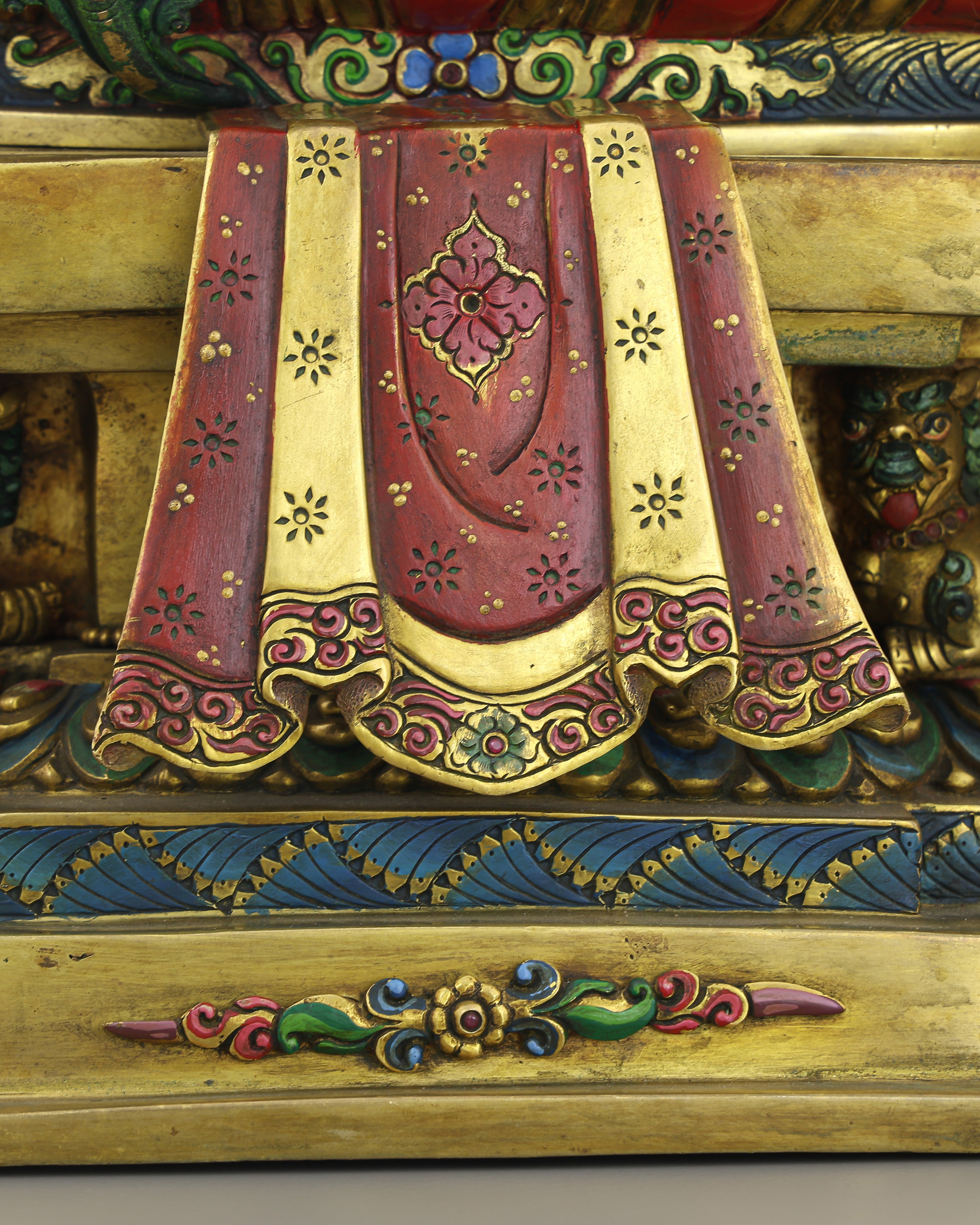 Golden Dzambhala on Singhasan | The Deity Who Turns Devotion Into Abundance