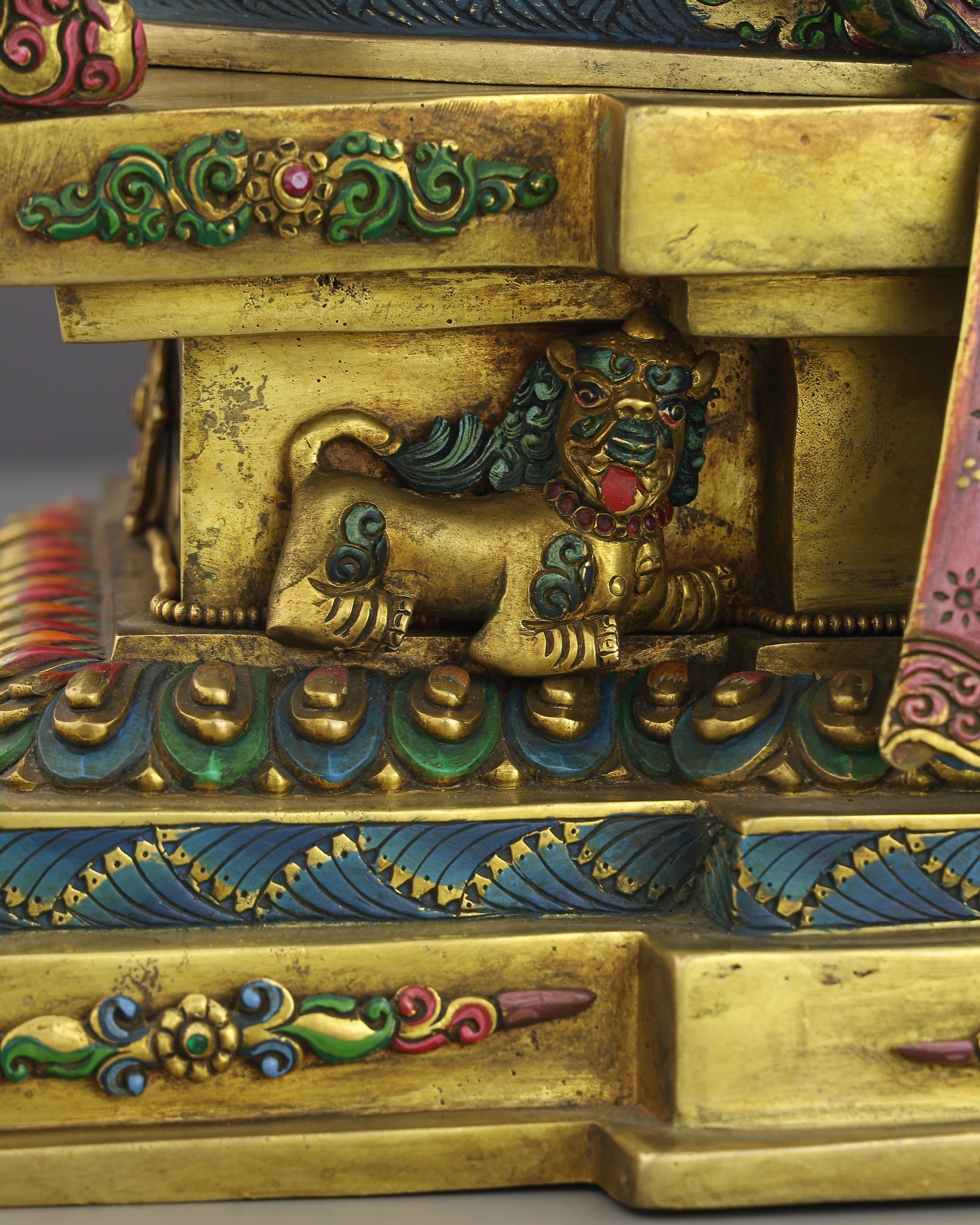 Golden Dzambhala on Singhasan | The Deity Who Turns Devotion Into Abundance