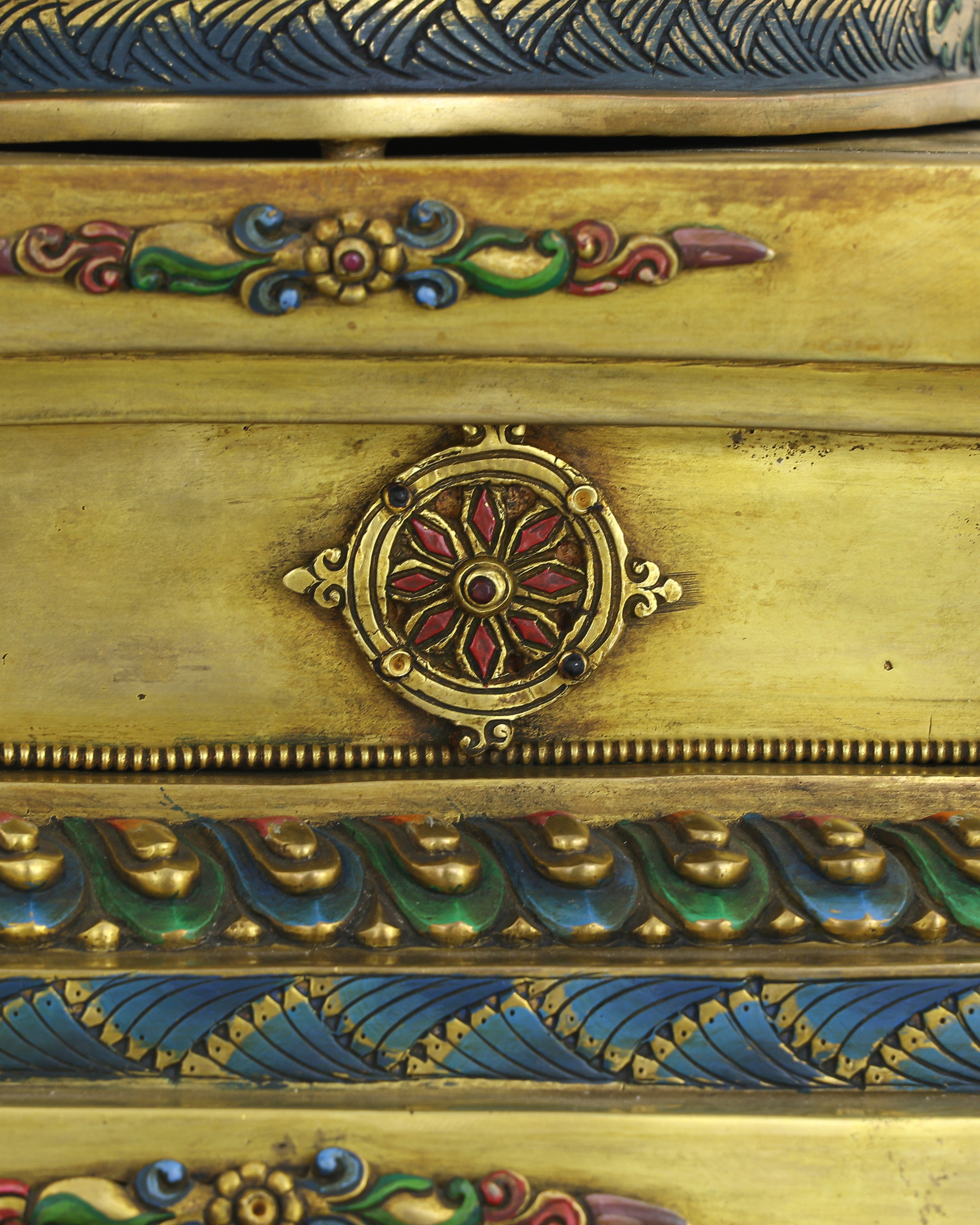 Golden Dzambhala on Singhasan | The Deity Who Turns Devotion Into Abundance