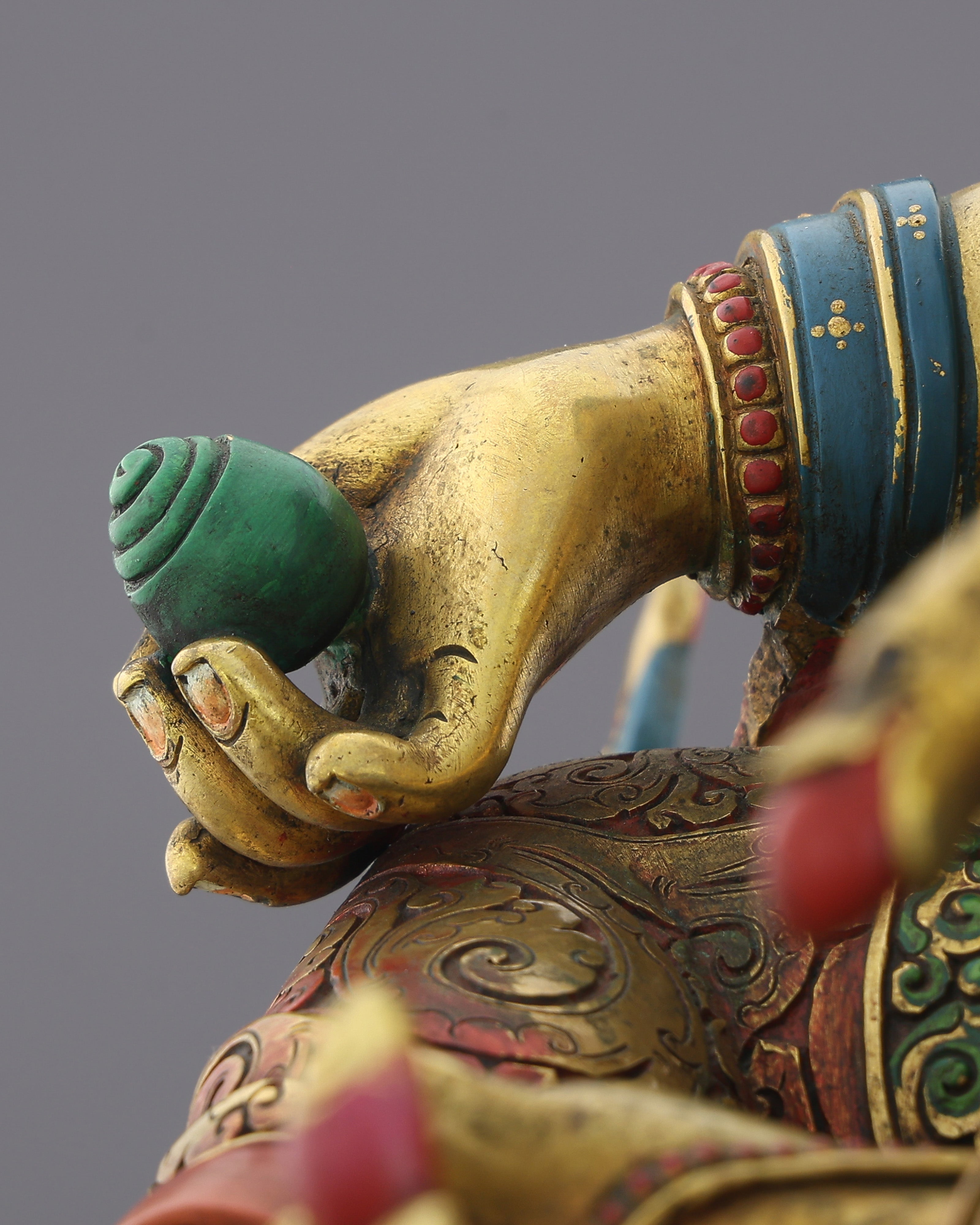 Golden Dzambhala on Singhasan | The Deity Who Turns Devotion Into Abundance