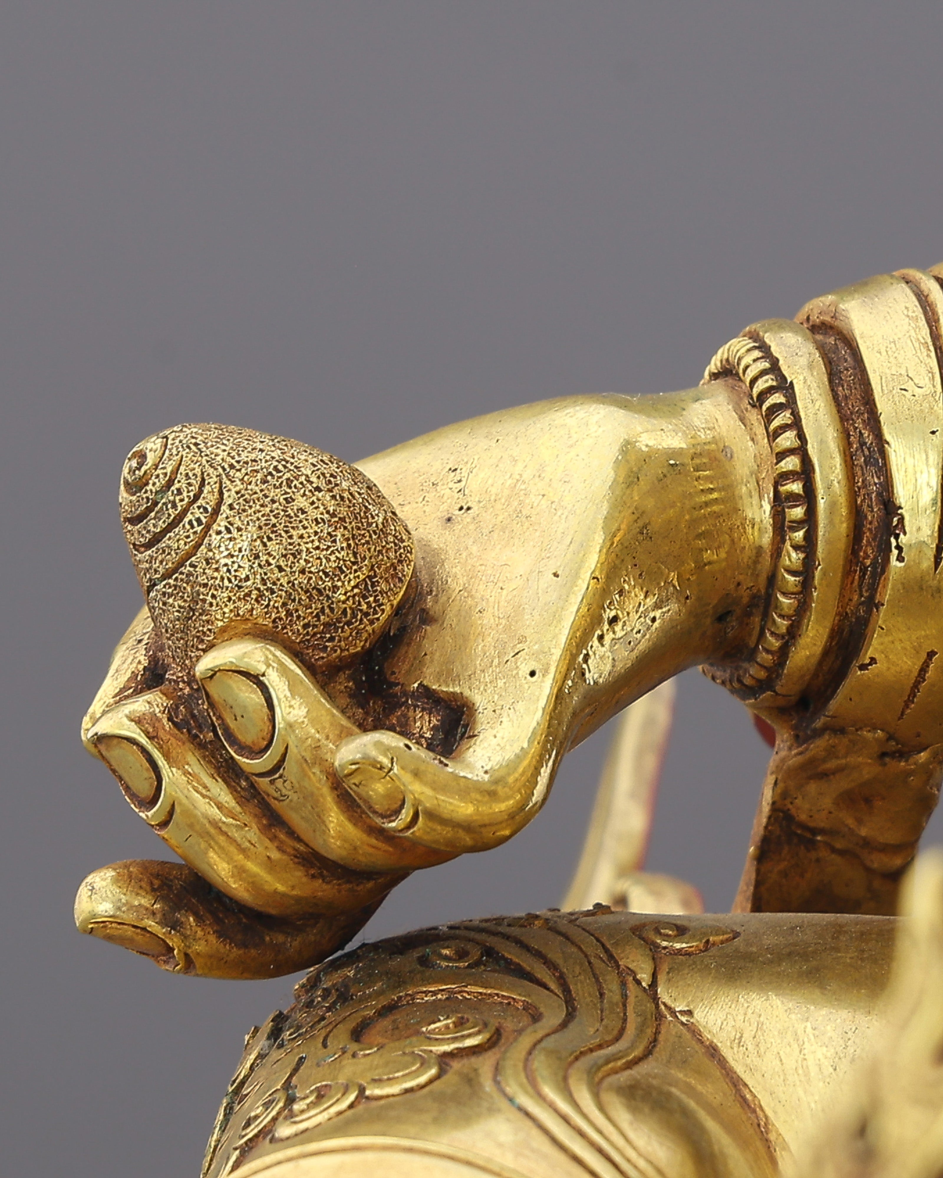 Sovereign of Abundance | Golden Dzambhala Statue That Channels Wealth, Power, and Divine Grace