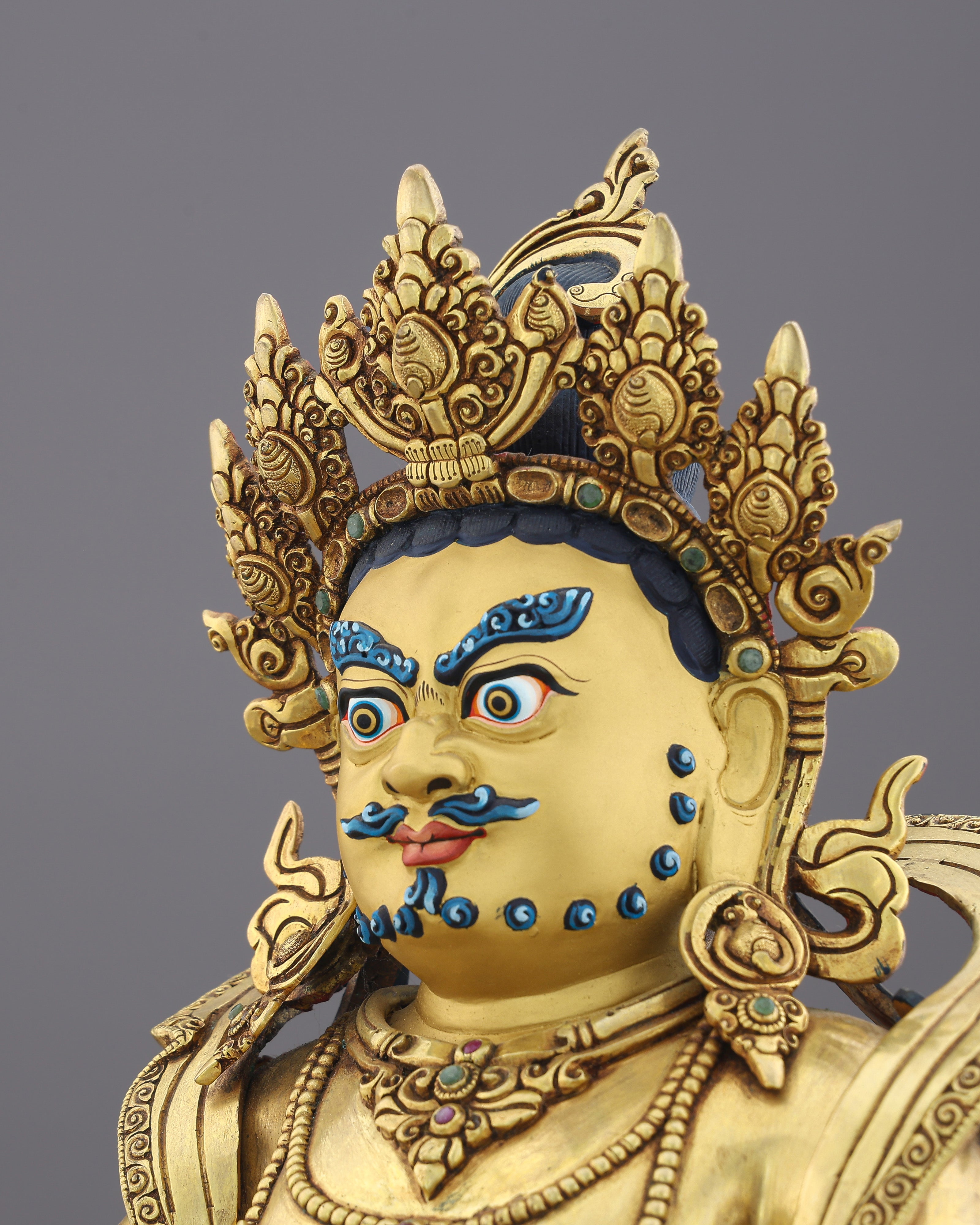 Sovereign of Abundance | Golden Dzambhala Statue That Channels Wealth, Power, and Divine Grace