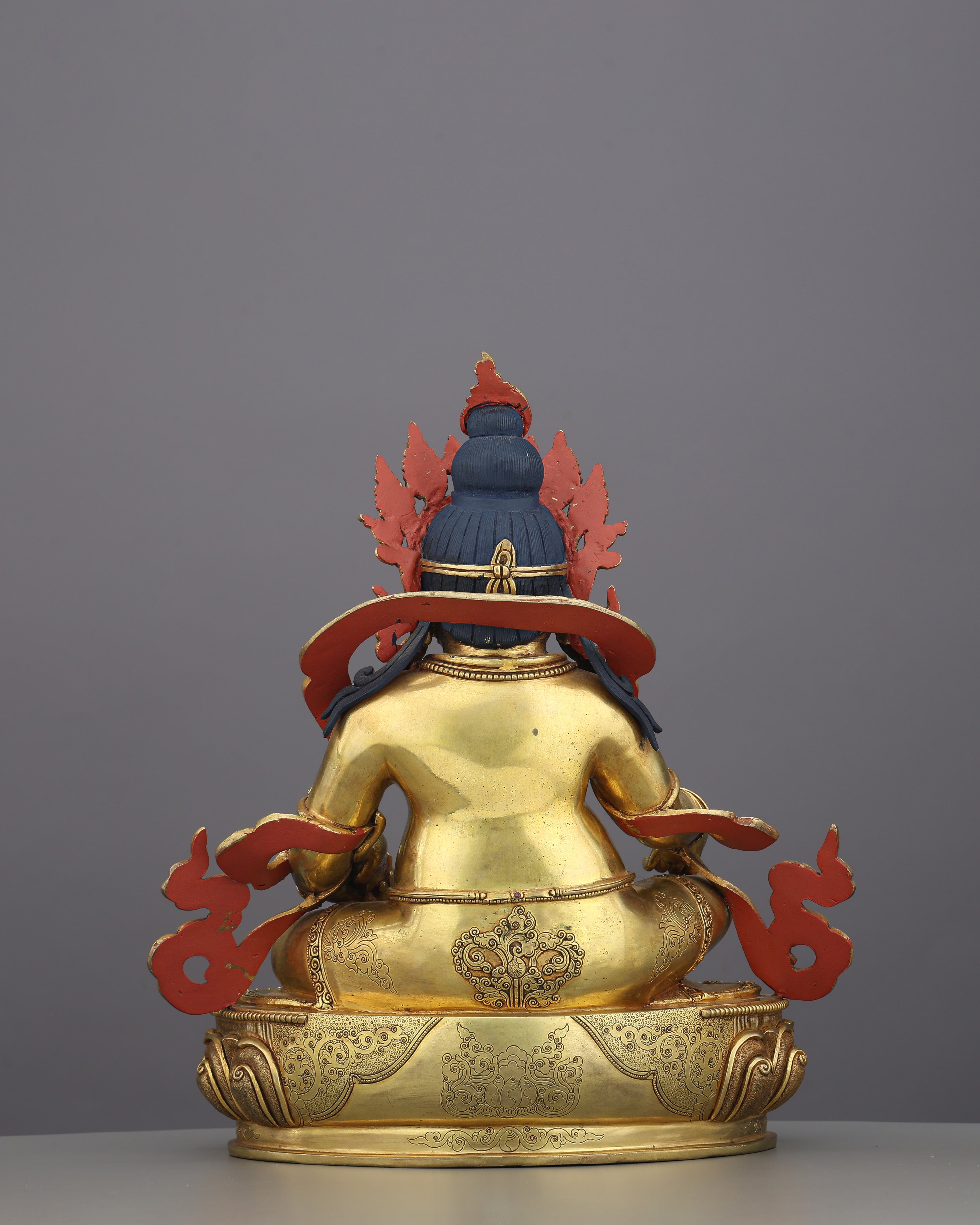 Sovereign of Abundance | Golden Dzambhala Statue That Channels Wealth, Power, and Divine Grace