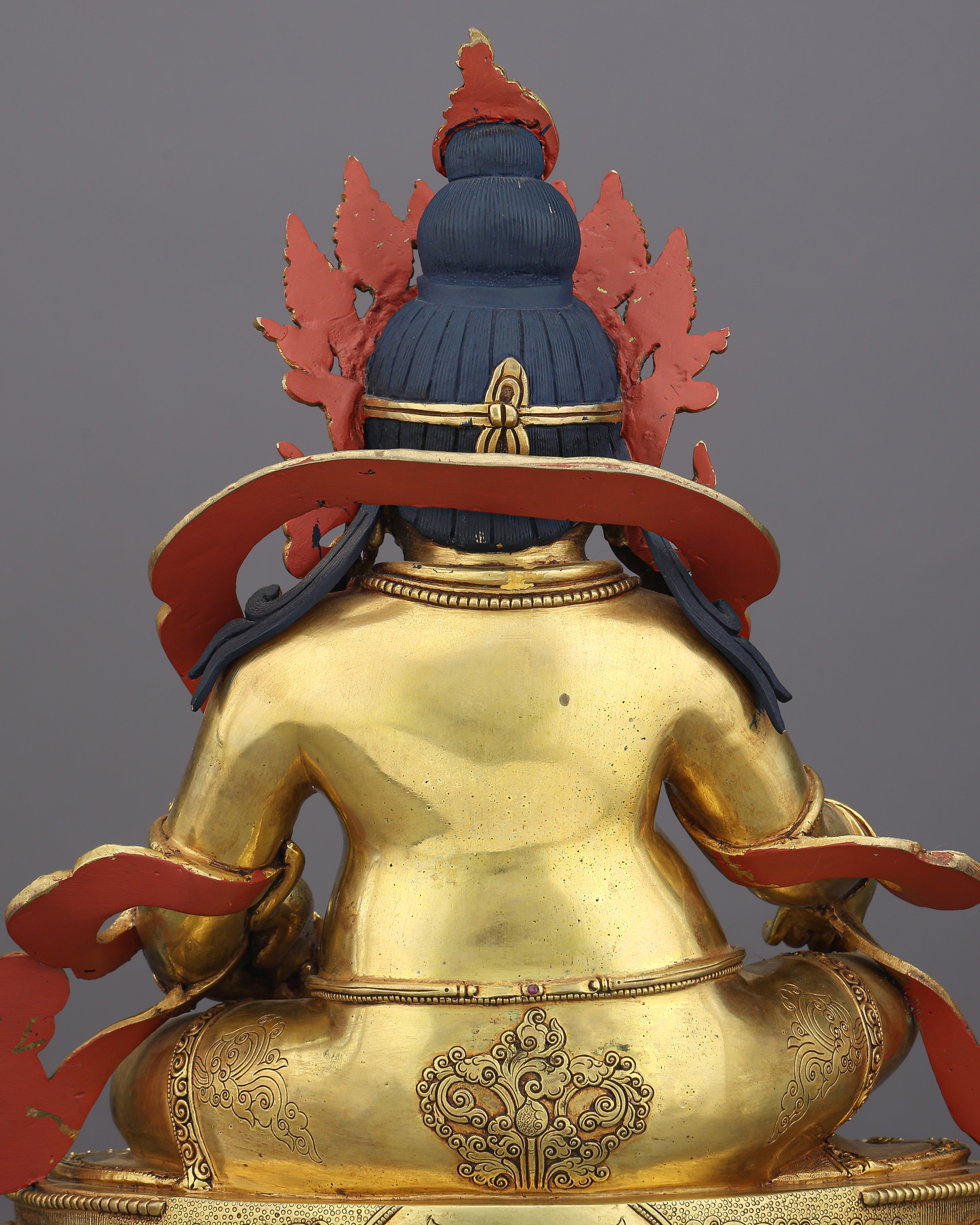 Sovereign of Abundance | Golden Dzambhala Statue That Channels Wealth, Power, and Divine Grace