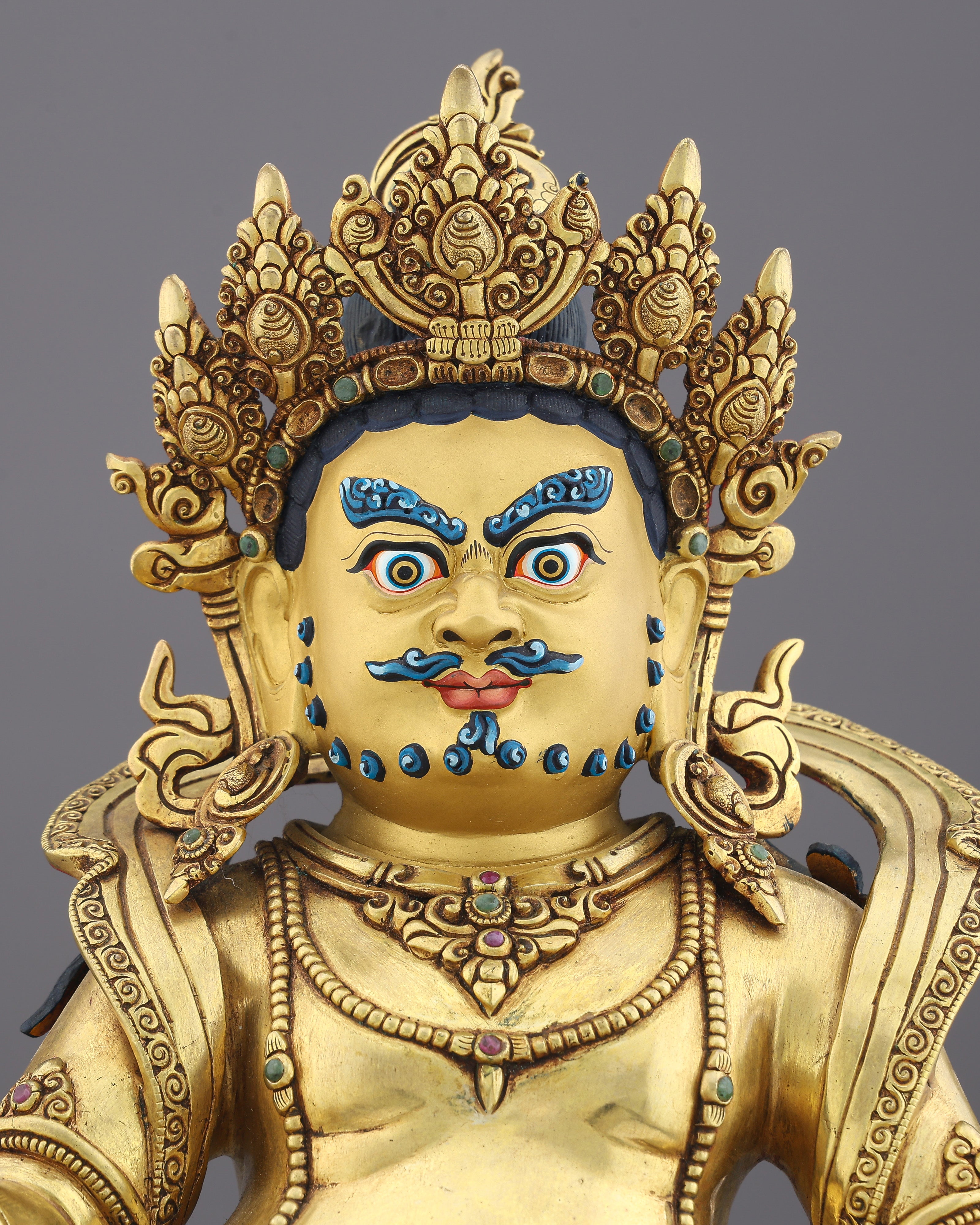 Sovereign of Abundance | Golden Dzambhala Statue That Channels Wealth, Power, and Divine Grace