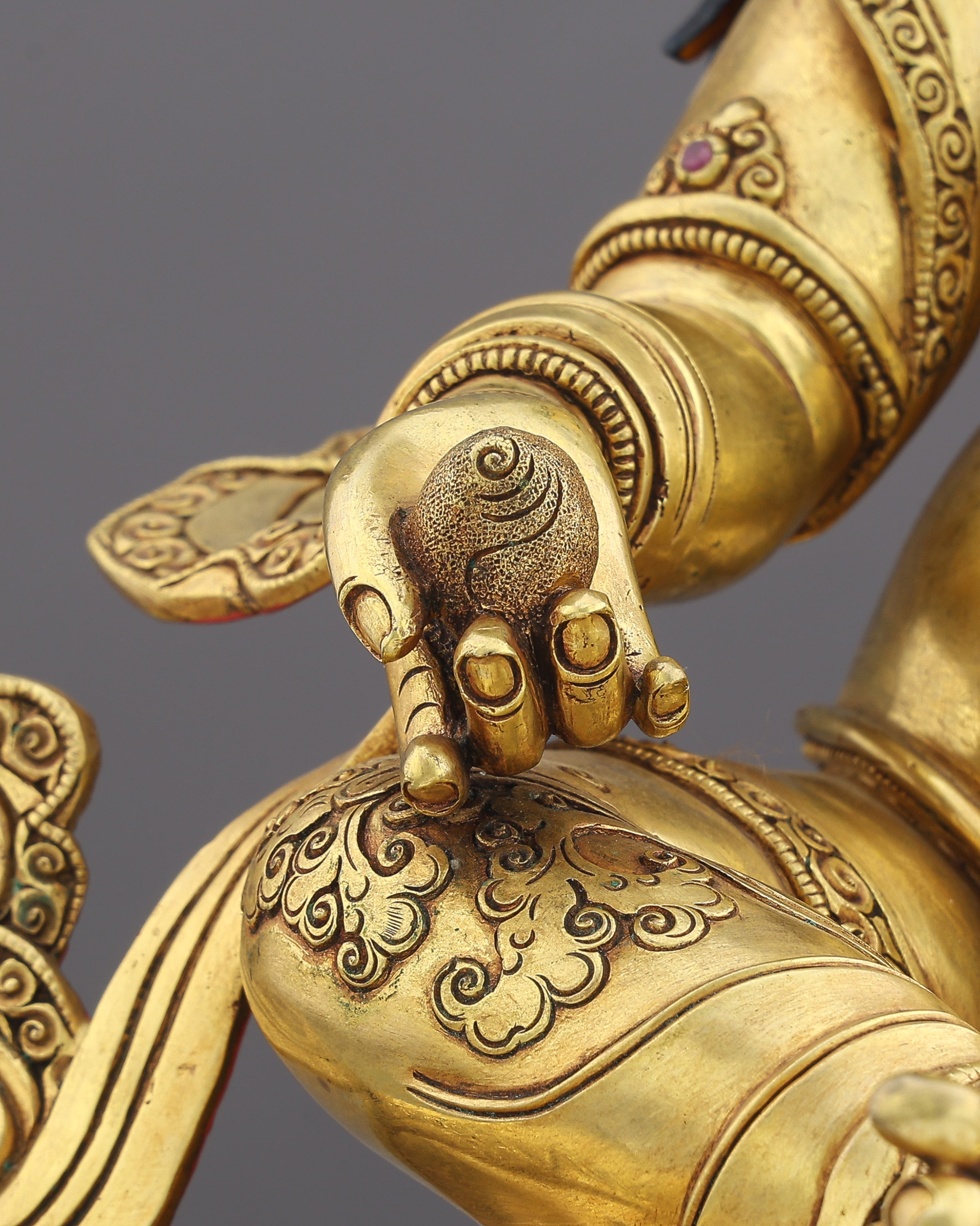 Sovereign of Abundance | Golden Dzambhala Statue That Channels Wealth, Power, and Divine Grace